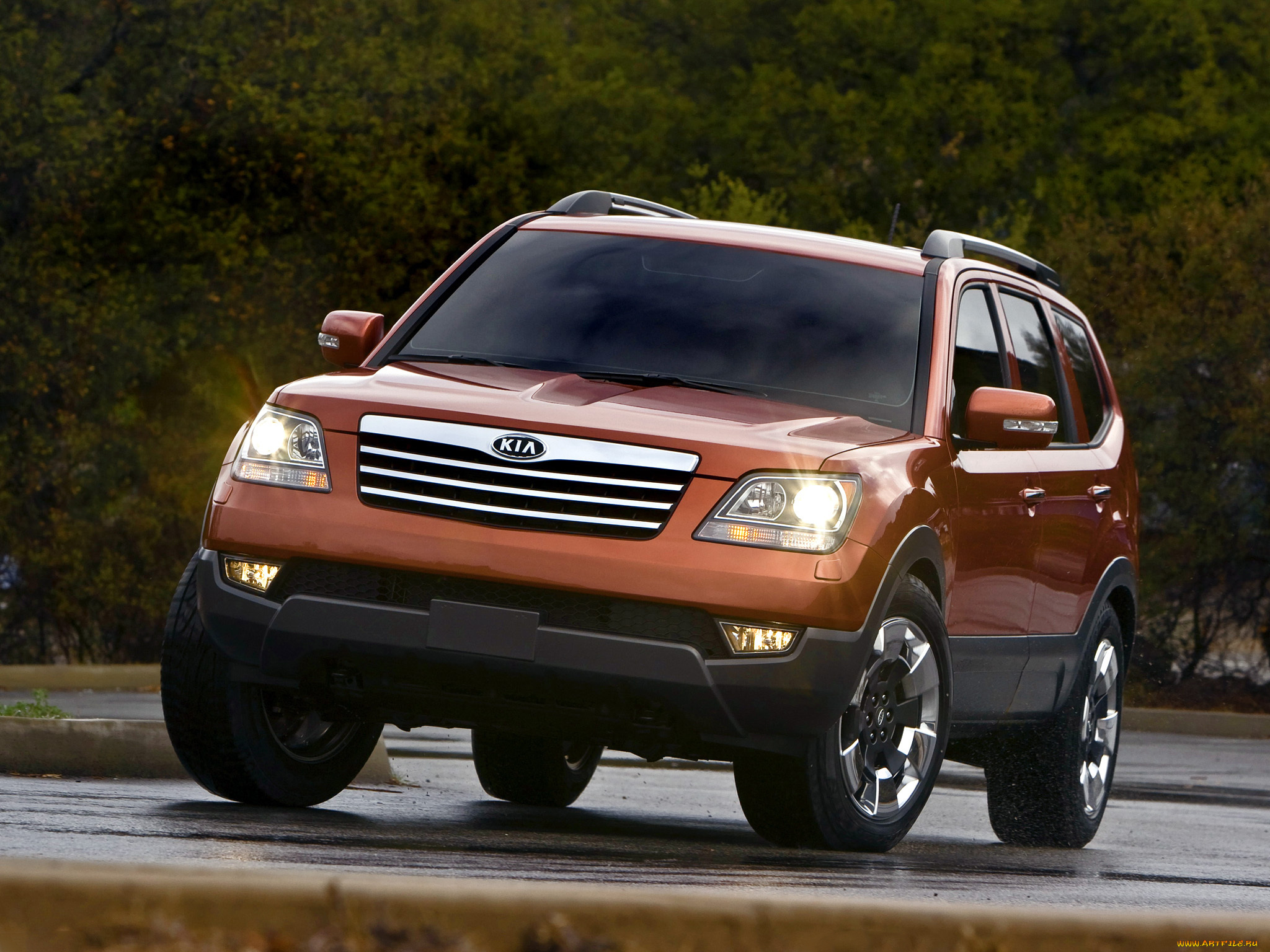 kia, borrego, 2008, автомобили, kia, borrego, 2008, внедорожник