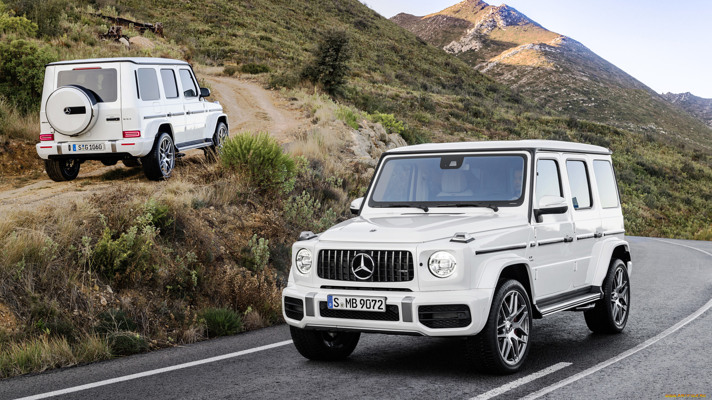 mercedes-benz, amg, g63, 2019, автомобили, mercedes-benz, amg, g63, 2019, белый