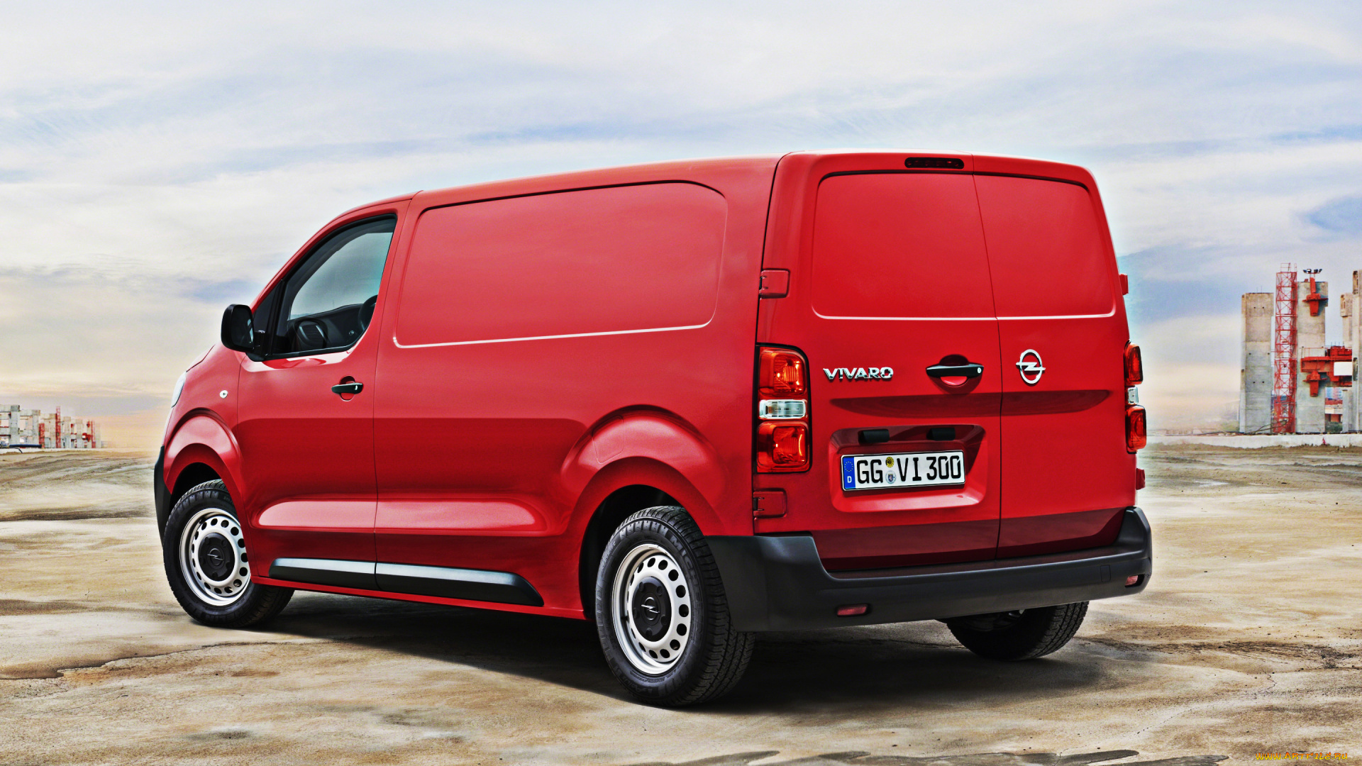 2019, opel, vivaro, автомобили, opel, фургон, вид, сзади, экстерьер, красный, опель, немецкие