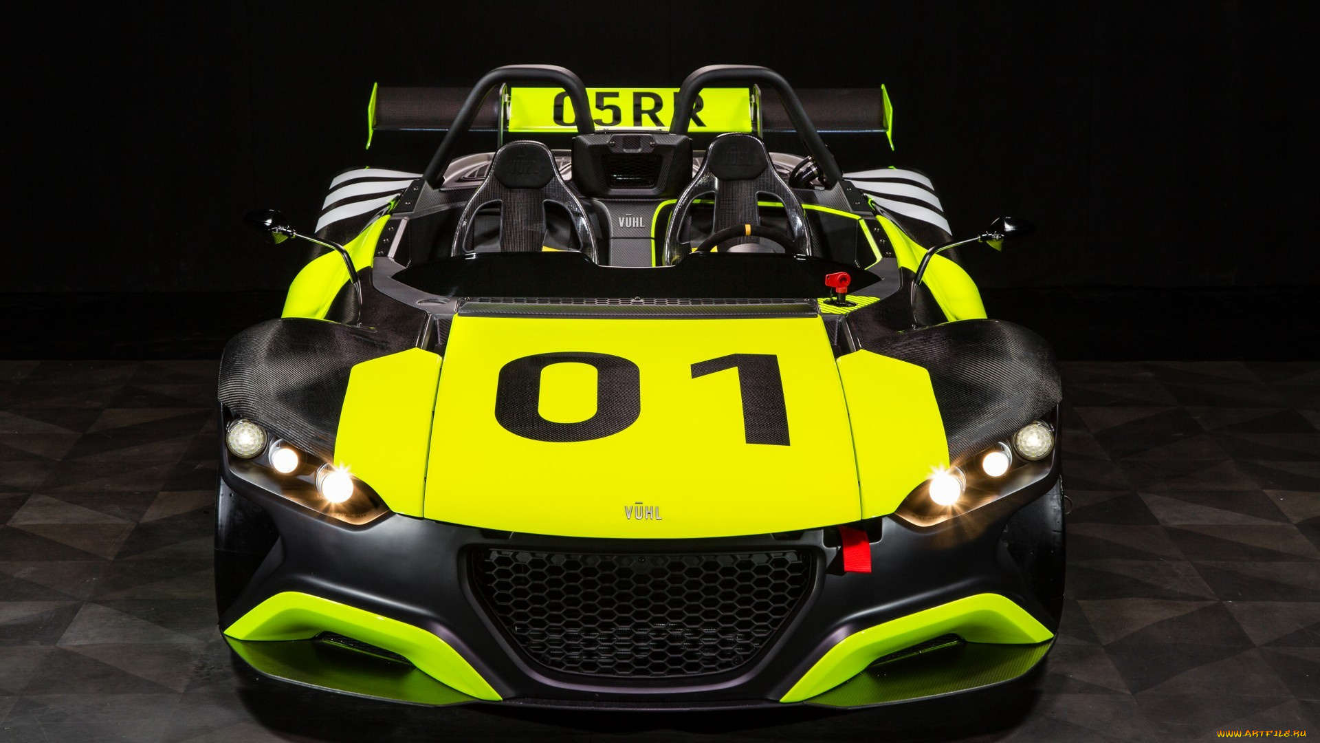 2019, vuhl, 05rr, автомобили, vuhl, желтый, гоночный, 2019, 05rr
