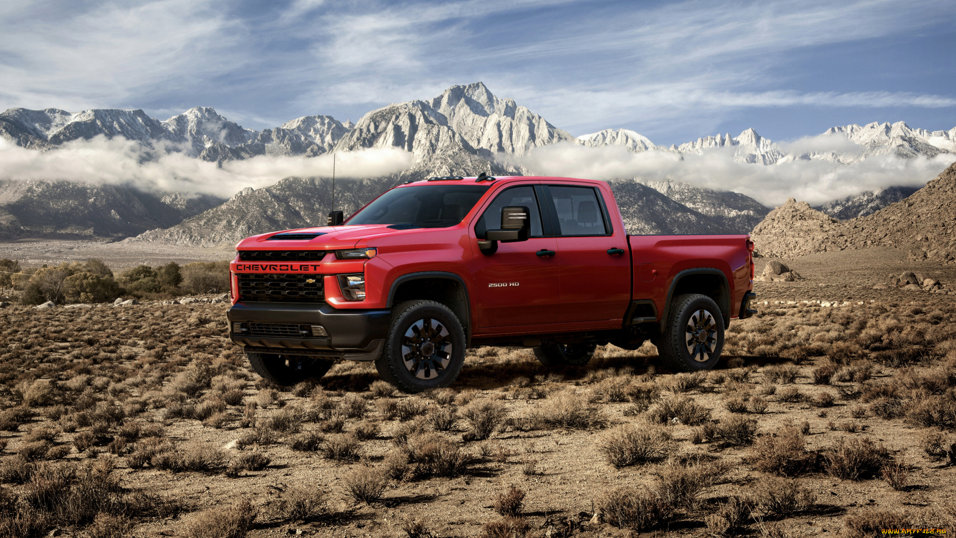2020, chevrolet, silverado, 2500hd, автомобили, chevrolet, американские, пикап, heavy, duty, экстерьер, новый, красный, шевроле