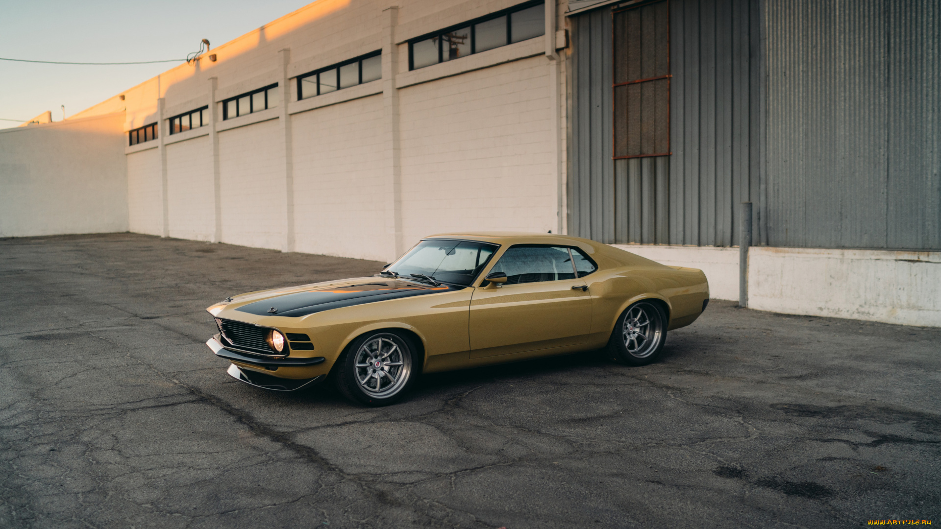 ford, mustang, автомобили, mustang, ретро, спорткар, золотой, мустанг, американские, rdj, boss, 302, speedkore, форд