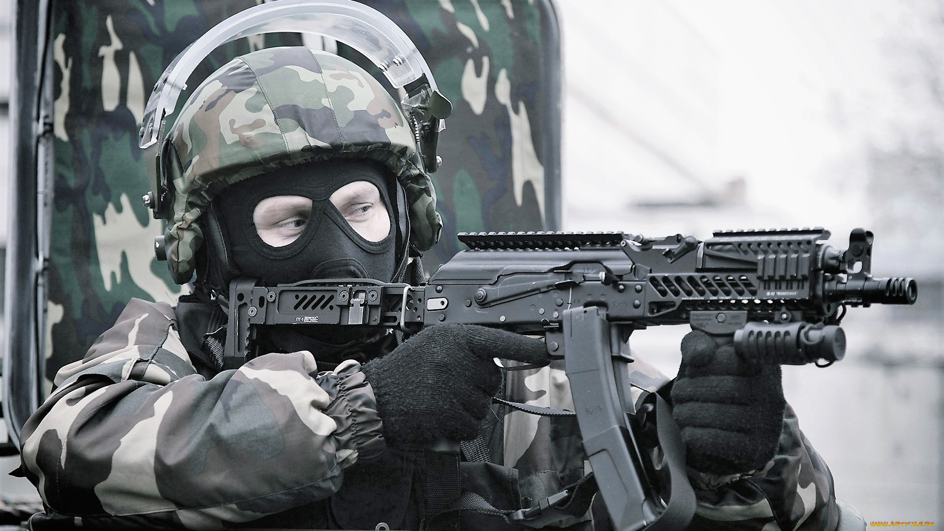 оружие, армия, спецназ, автомат, камуфляж, экипировка