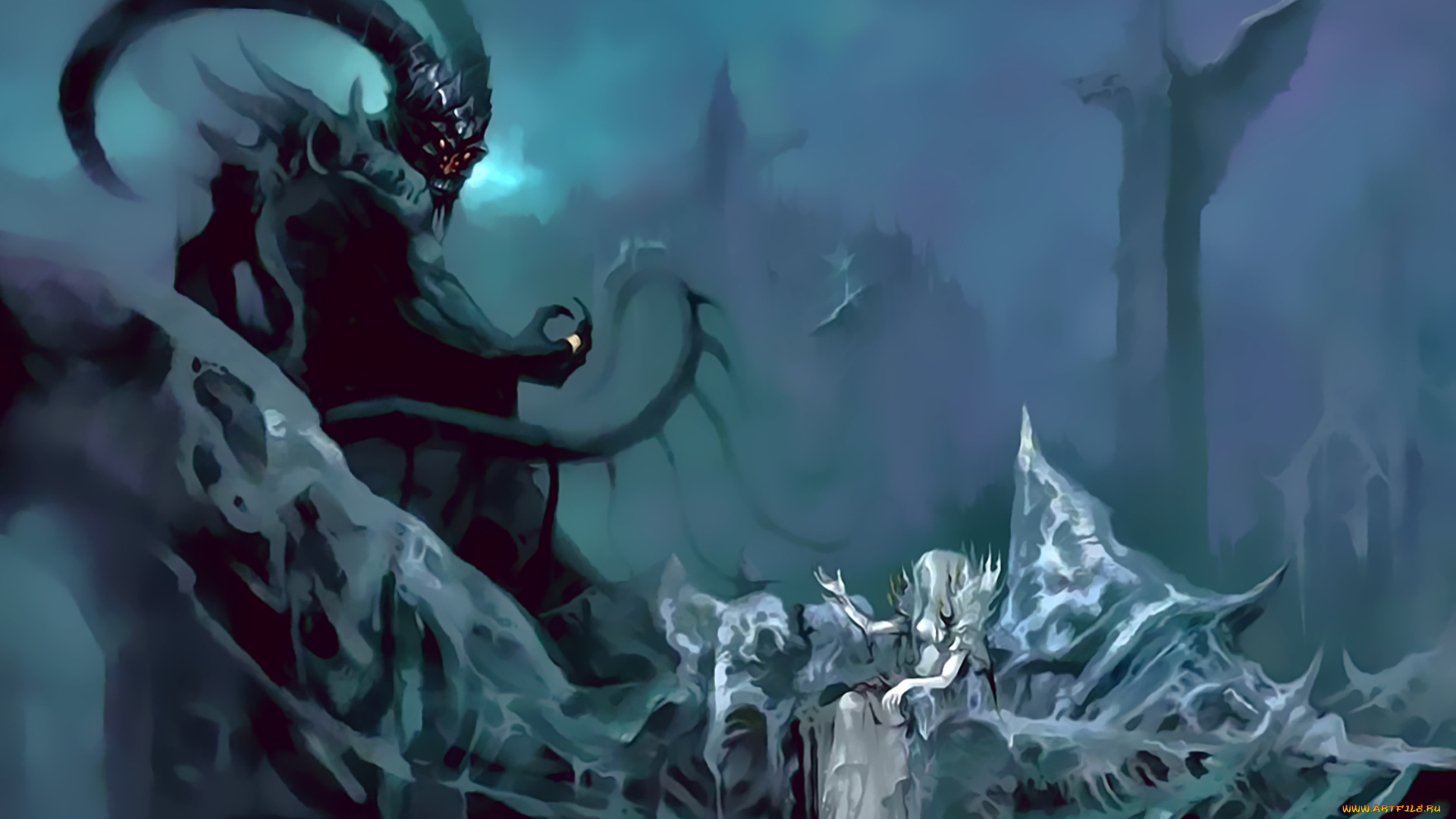 календари, фэнтези, существо, рога, монстр, calendar, 2020