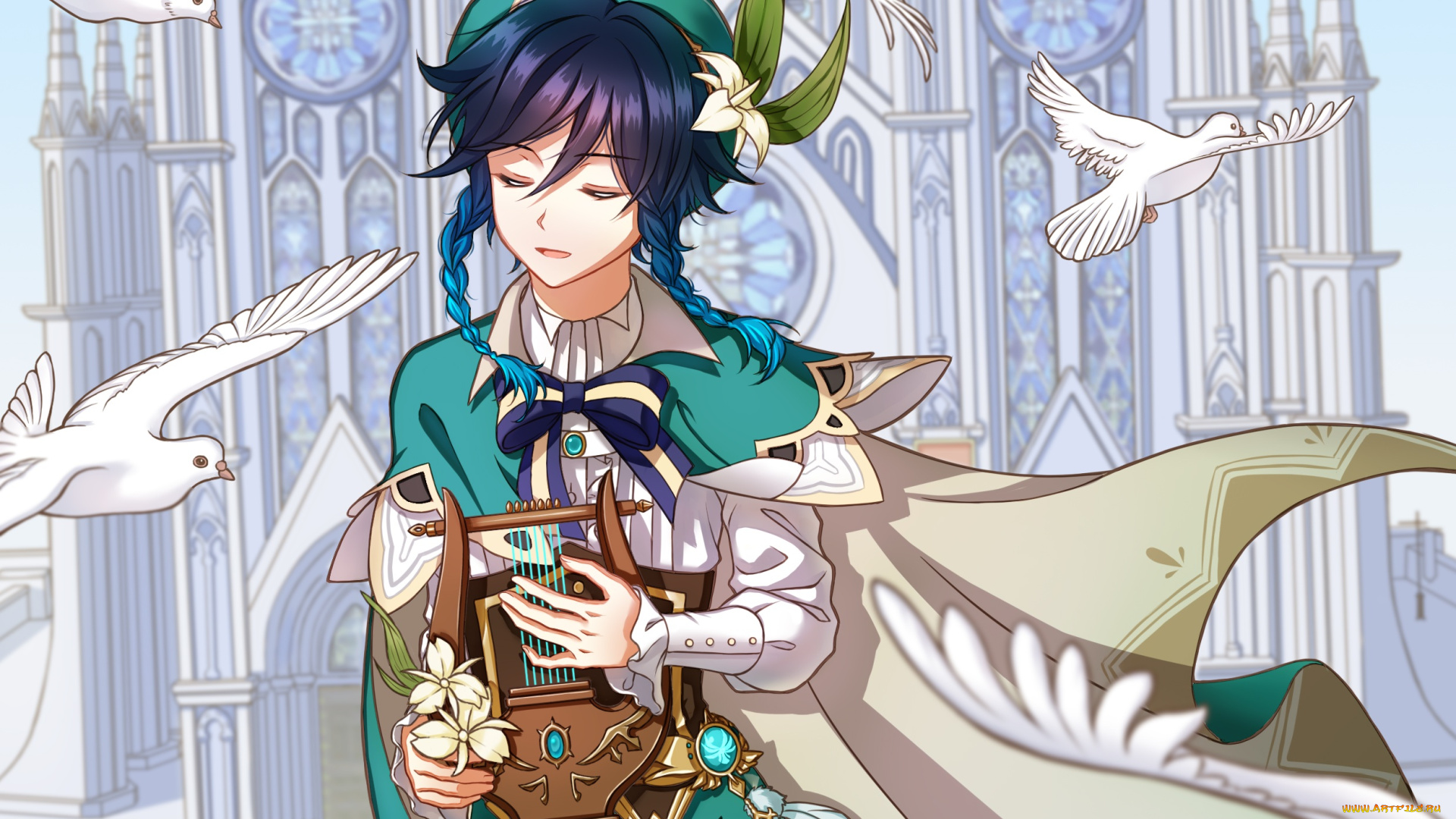 аниме, genshin, impact, genshin, impact