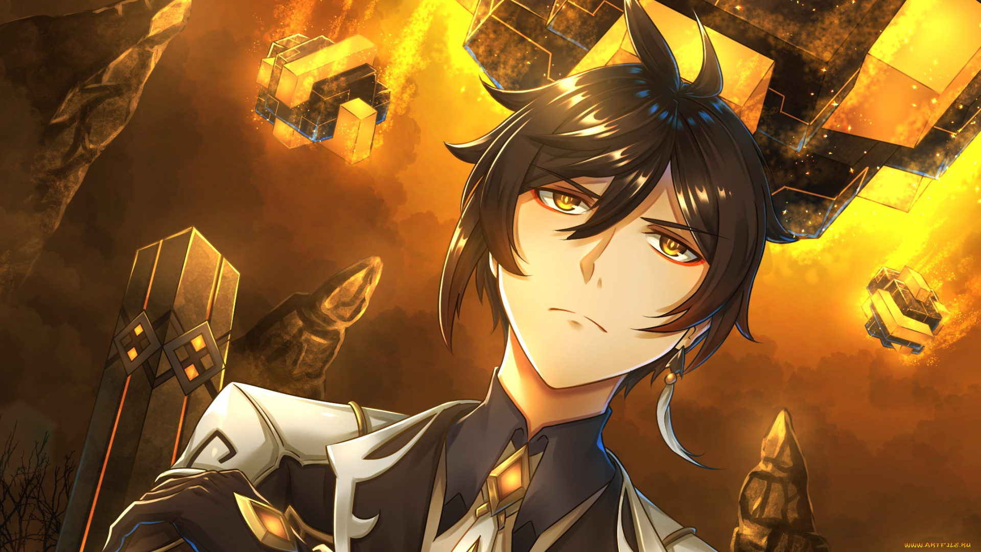 аниме, genshin, impact, genshin, impact