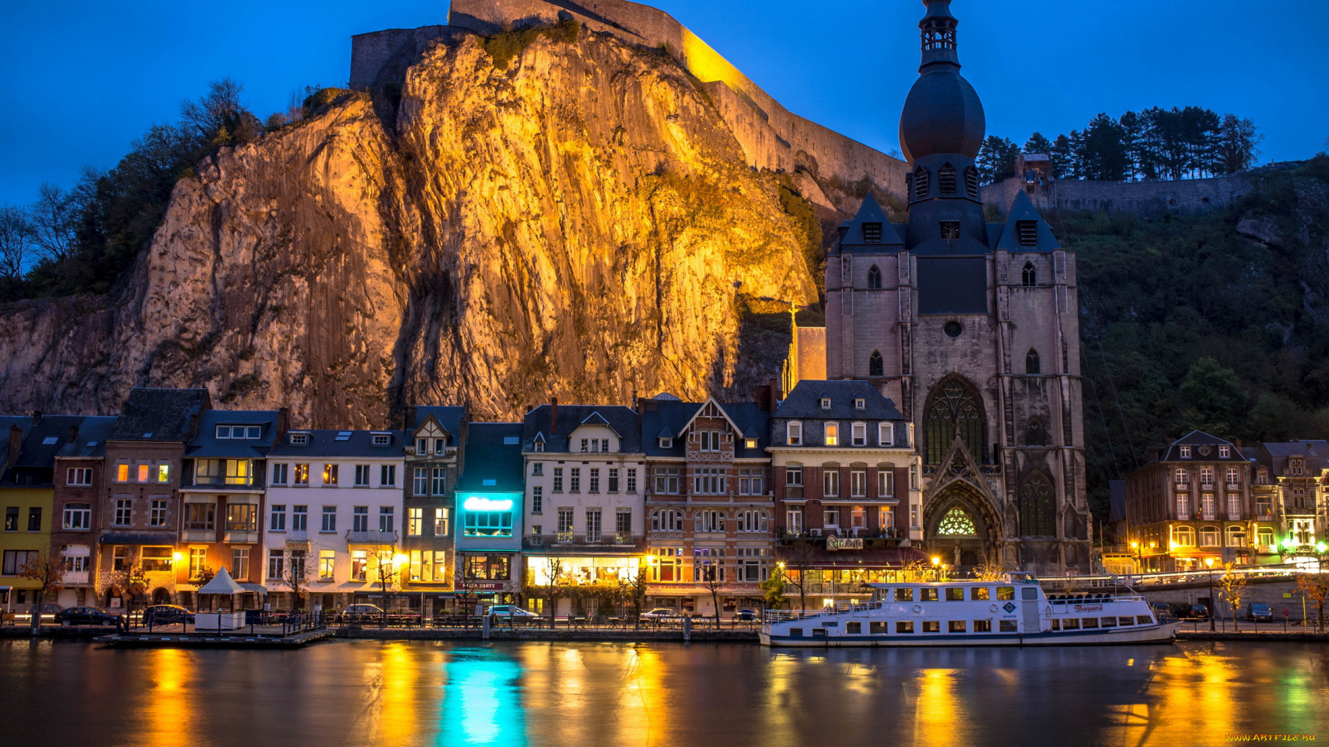 dinant, belgium, города, -, дворцы, , замки, , крепости