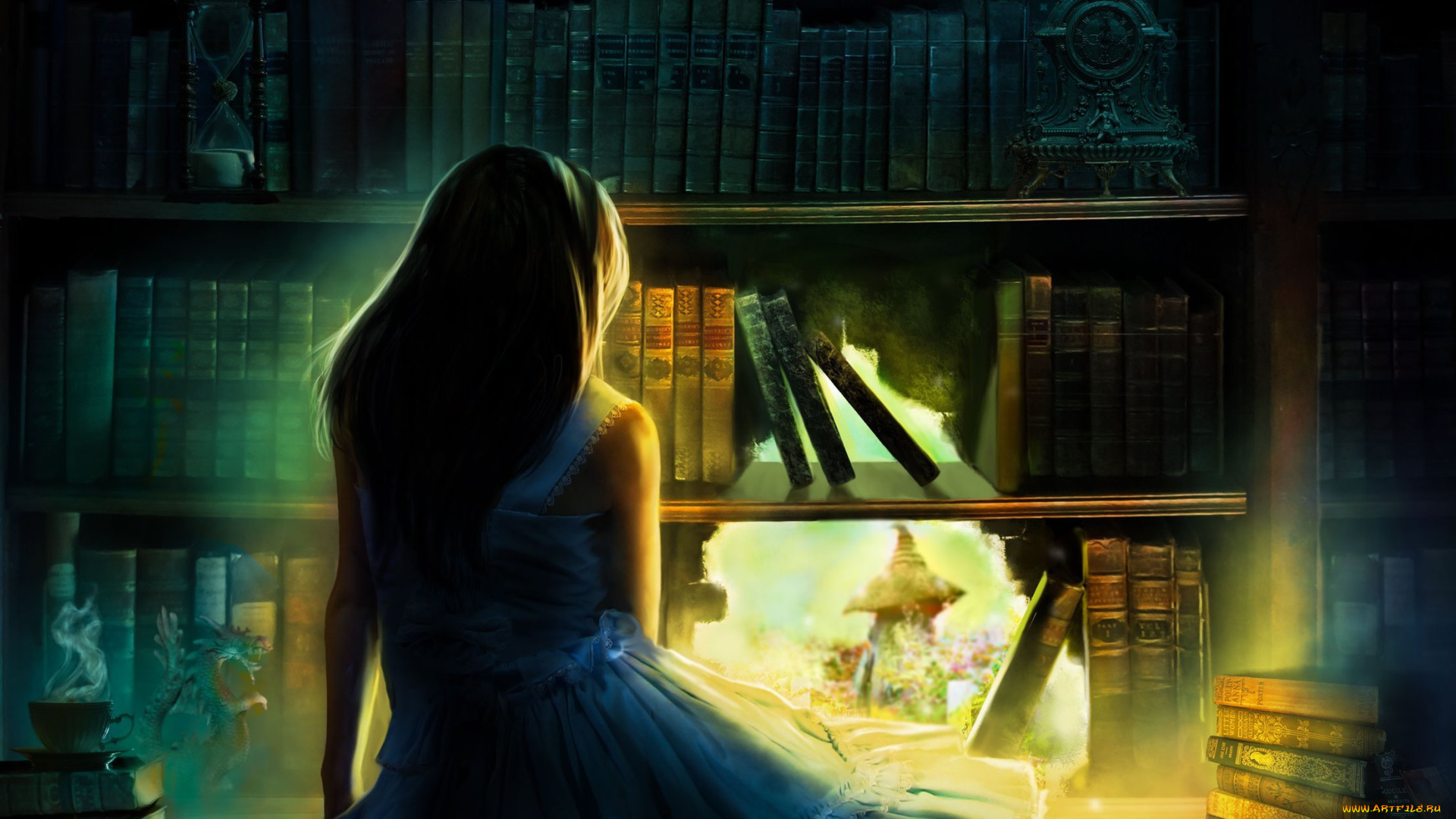 фэнтези, иные, миры, , иные, времена, девочка, шкаф, книги, дыра