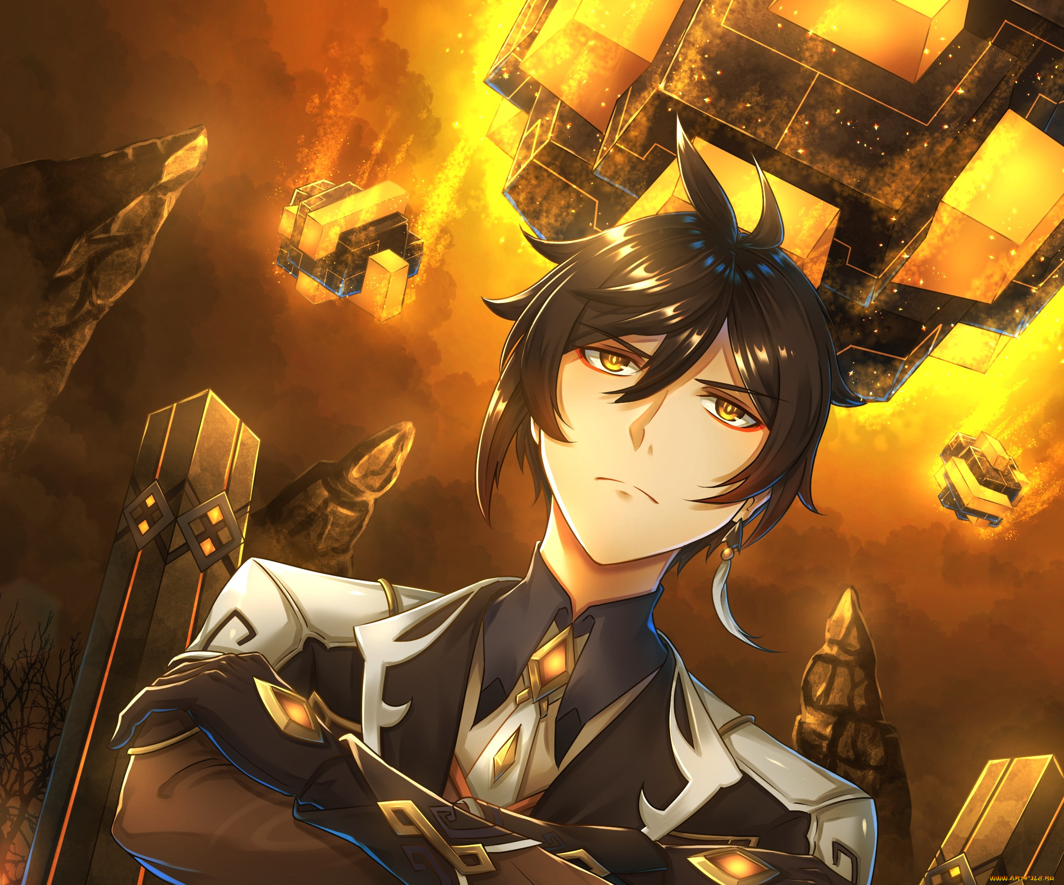 аниме, genshin, impact, genshin, impact