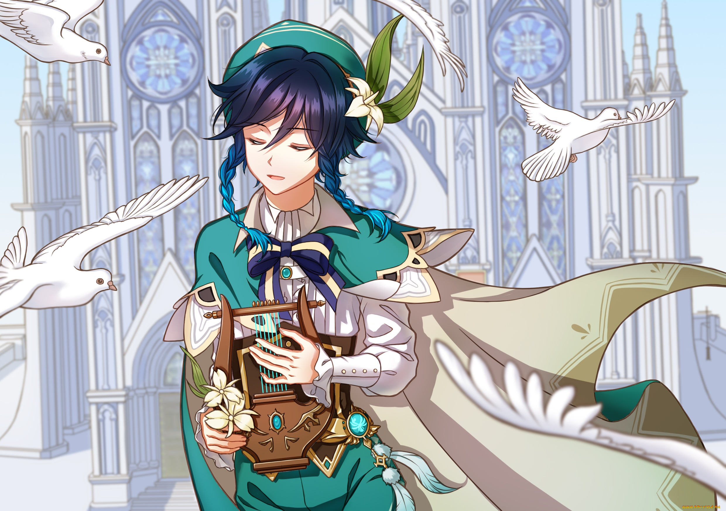 аниме, genshin, impact, genshin, impact