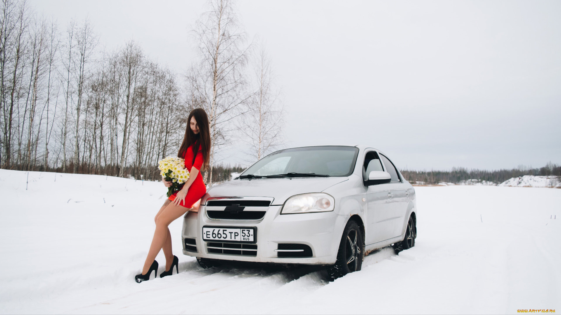 автомобили, -авто, с, девушками, chevrolet, aveo, sedan, ls