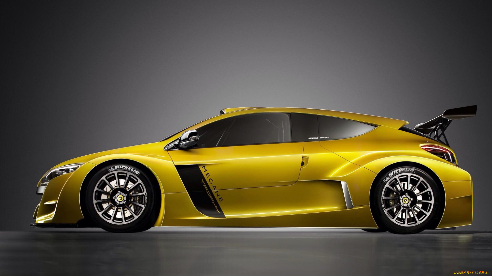 автомобили, renault, желтый