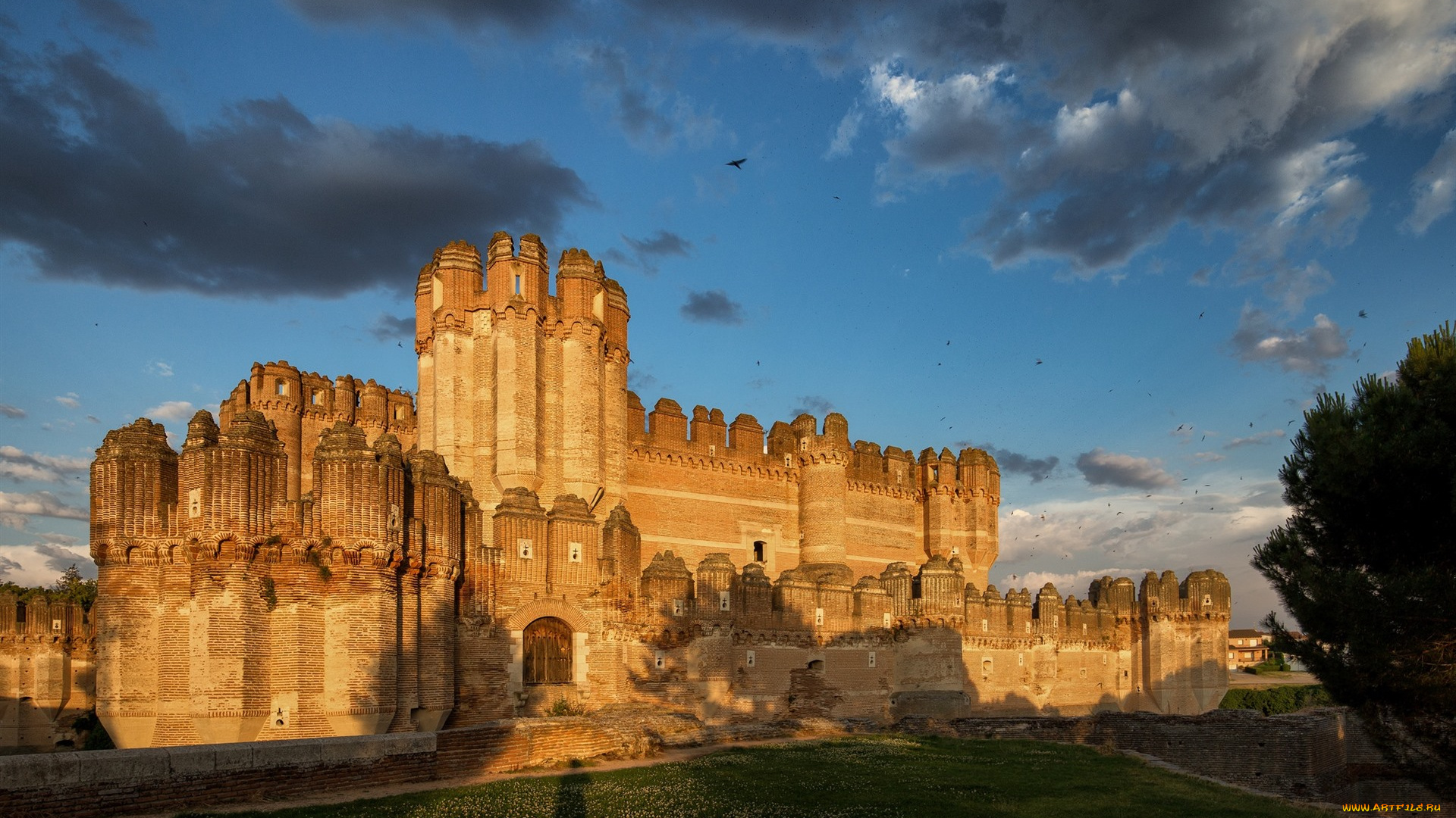 castle, of, coca, spain, города, замки, испании, castle, of, coca