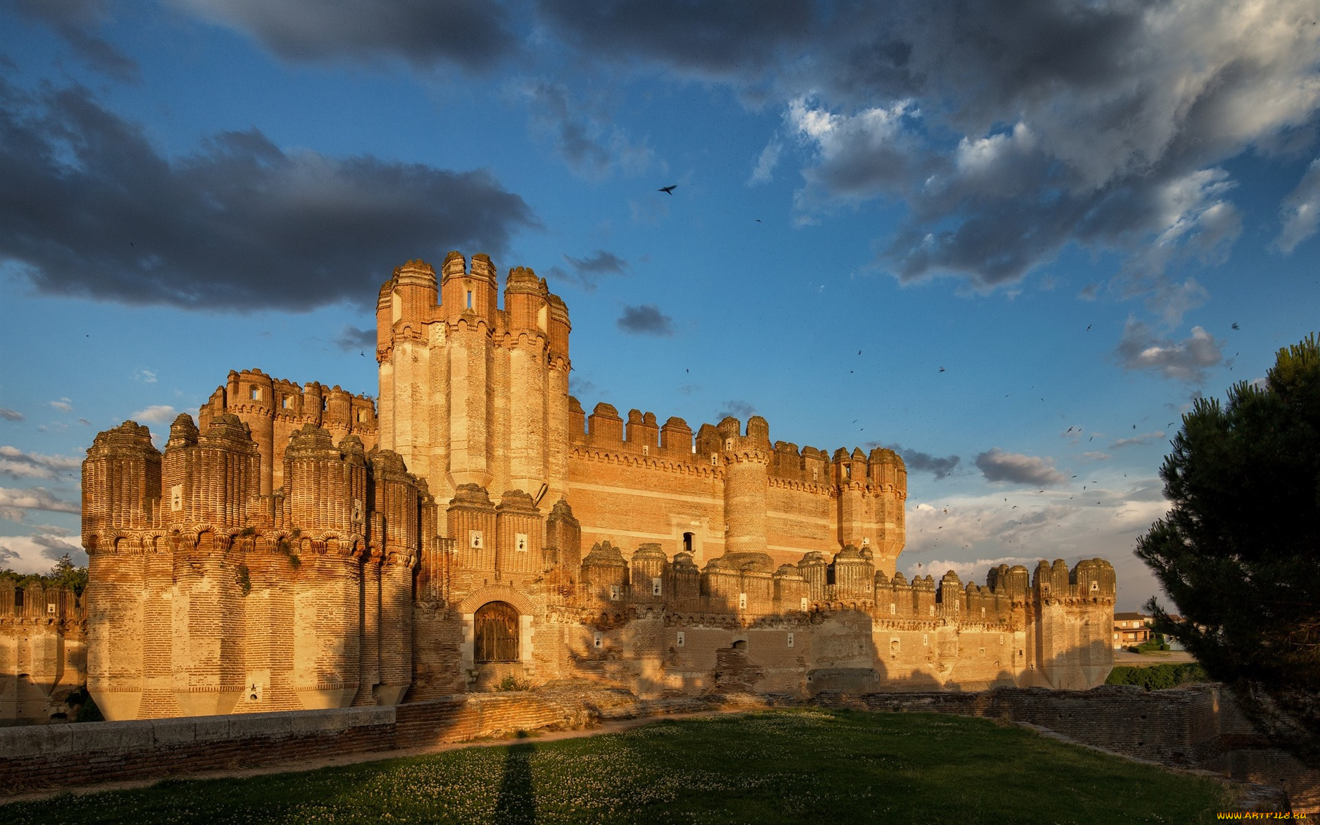 castle, of, coca, spain, города, замки, испании, castle, of, coca