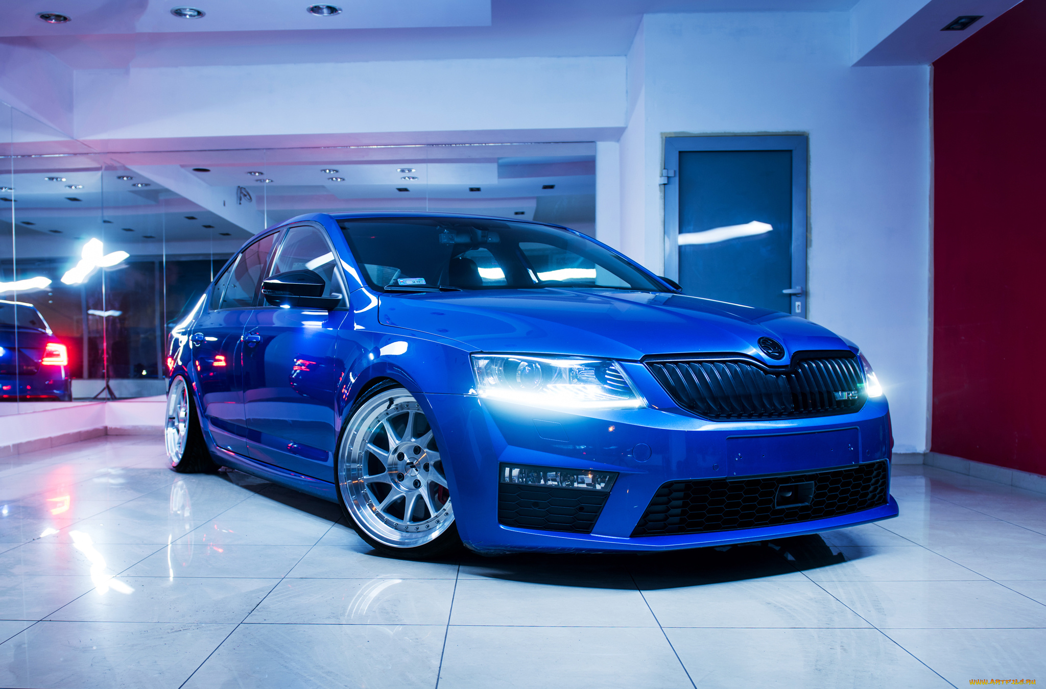 skoda, octavia, автомобили, skoda, octavia, car, sedan, blue