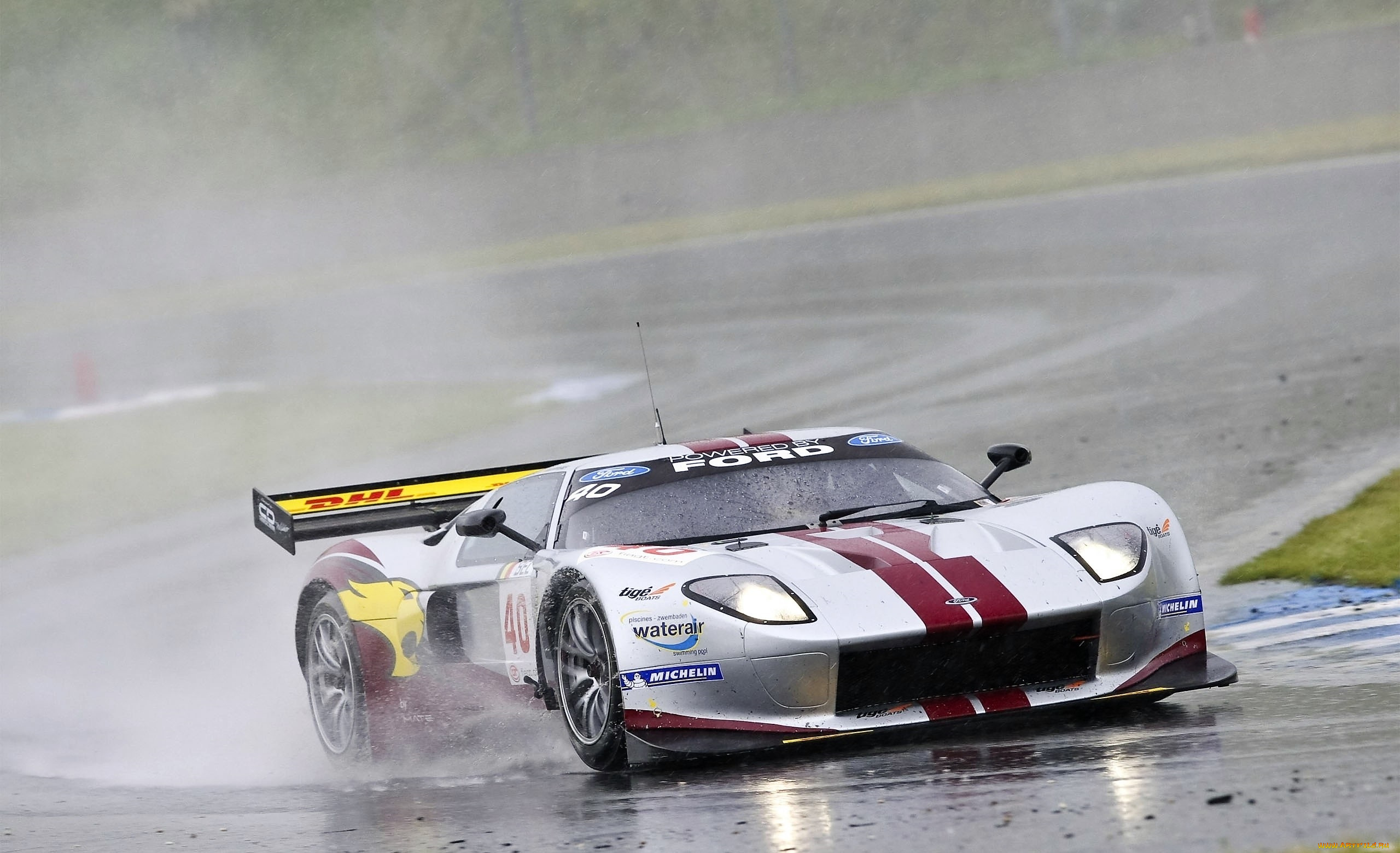 спорт, автоспорт, белый, дождь, трасса