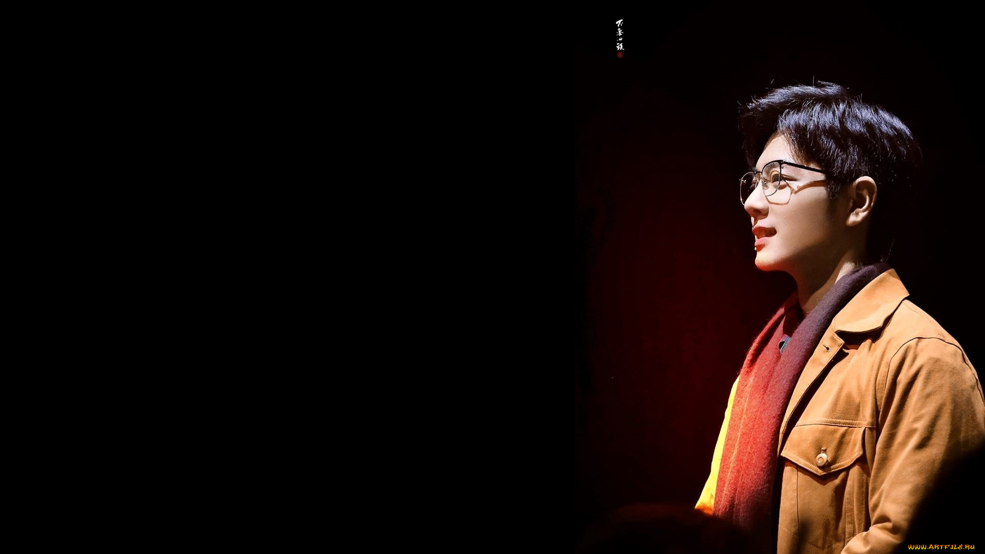 мужчины, xiao, zhan, актер, очки, куртка