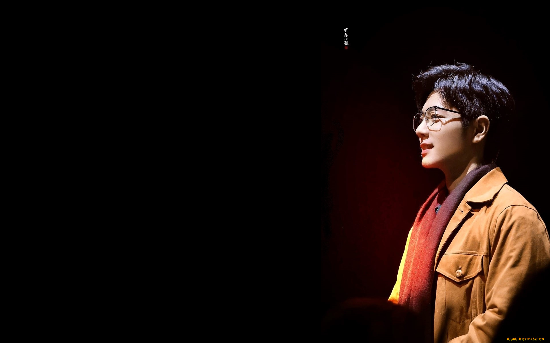 мужчины, xiao, zhan, актер, очки, куртка