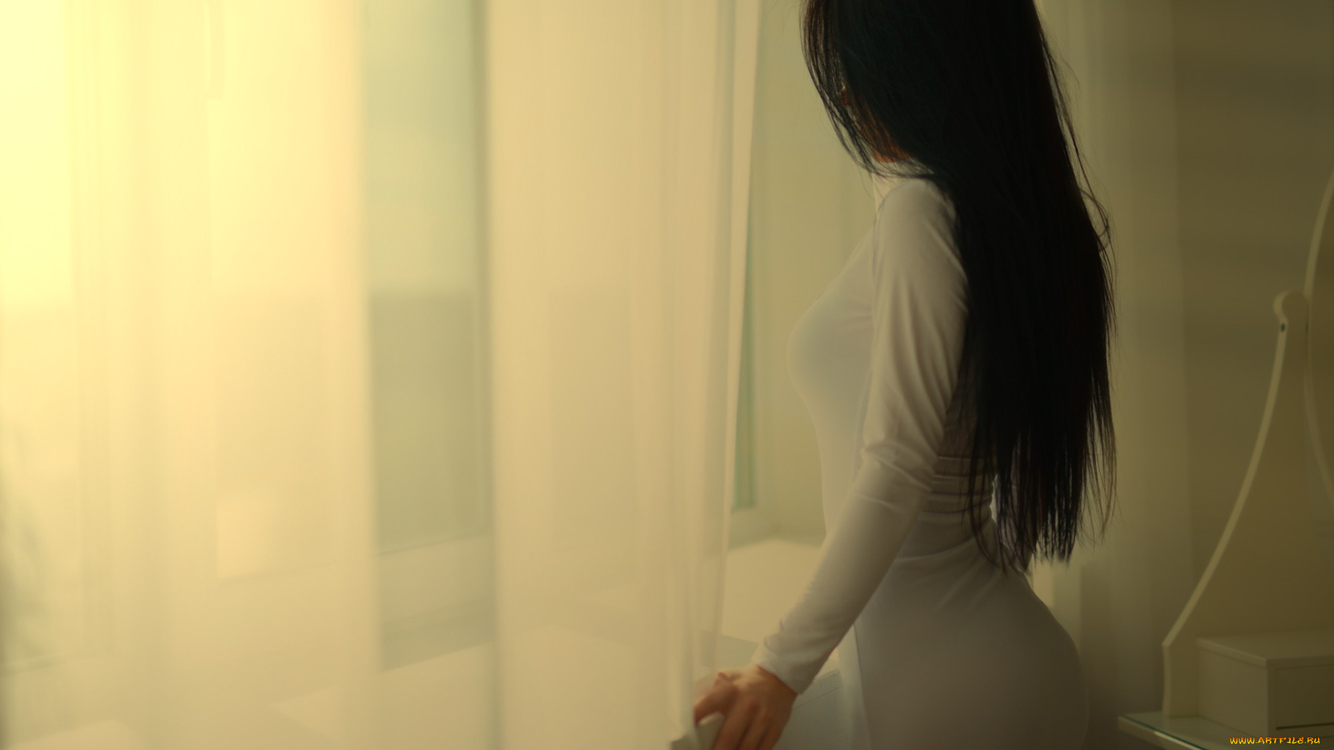 девушки, -, брюнетки, , шатенки, девушка, позирует