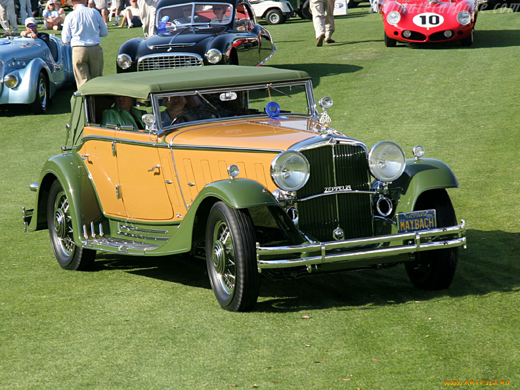 maybach, zeppelin, автомобили, классика