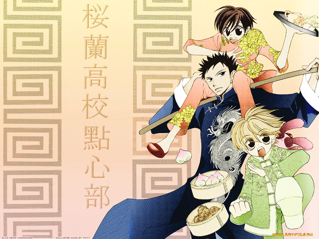 ouran, 07, аниме, high, school, host, club