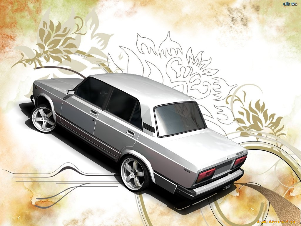 такой, он, ваз, автомобили, 3д