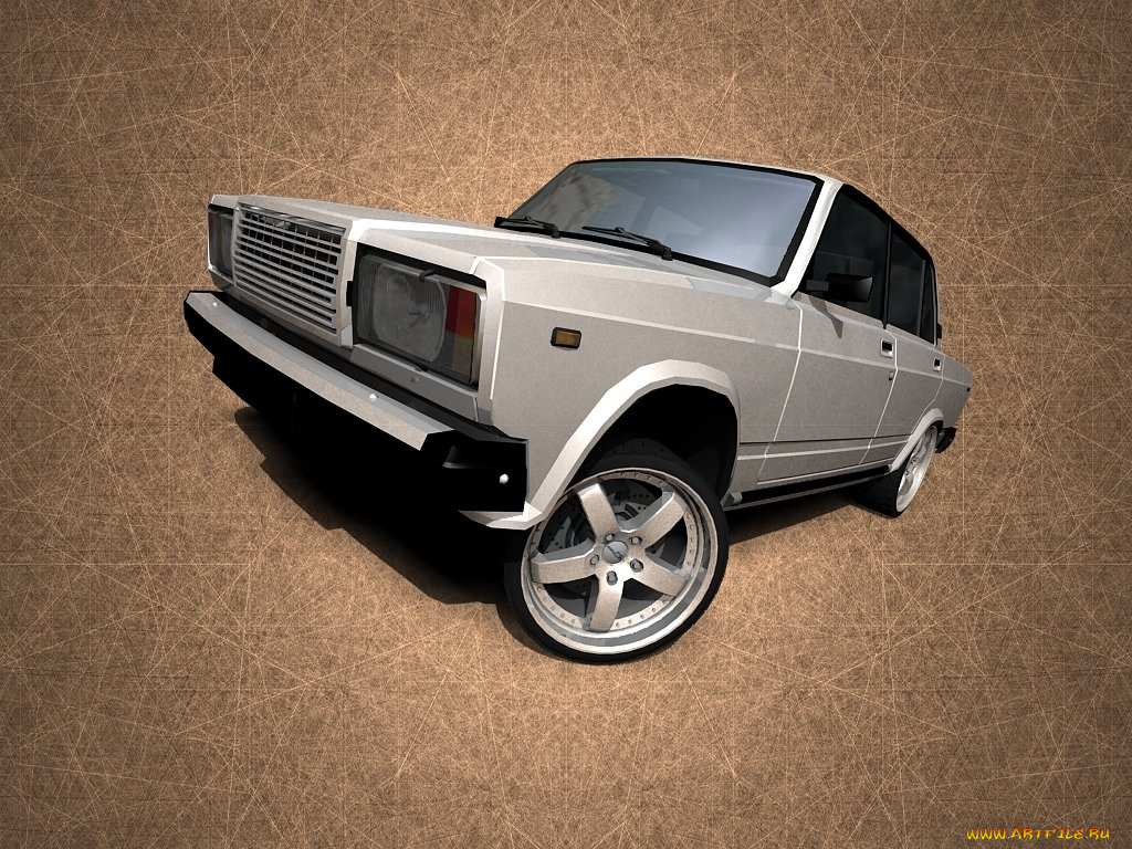 такой, он, ваз, автомобили, 3д