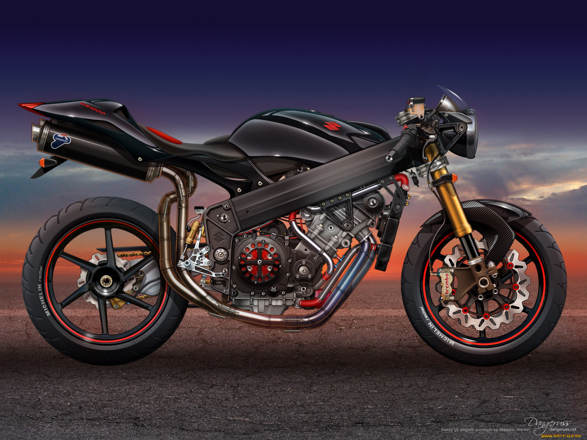 мотоциклы, 3d