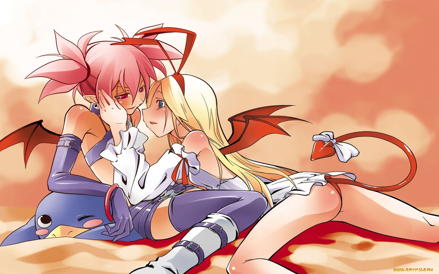 аниме, netherworld, battle, chronicle, disgaea