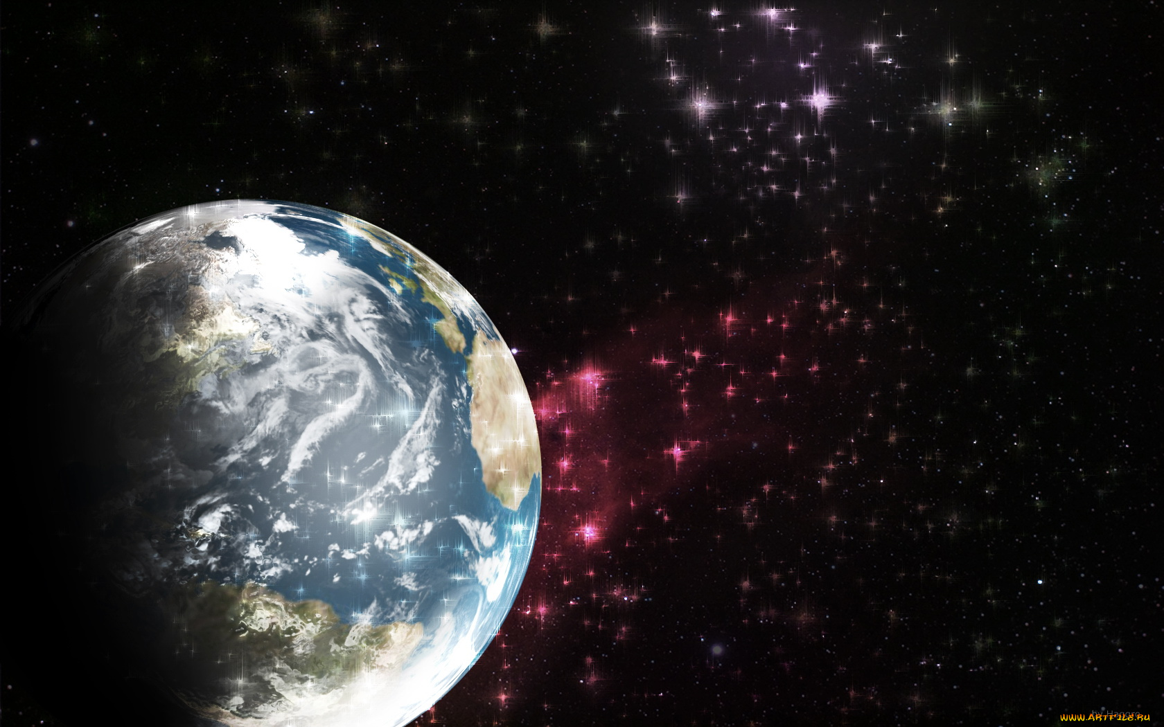 космос, земля