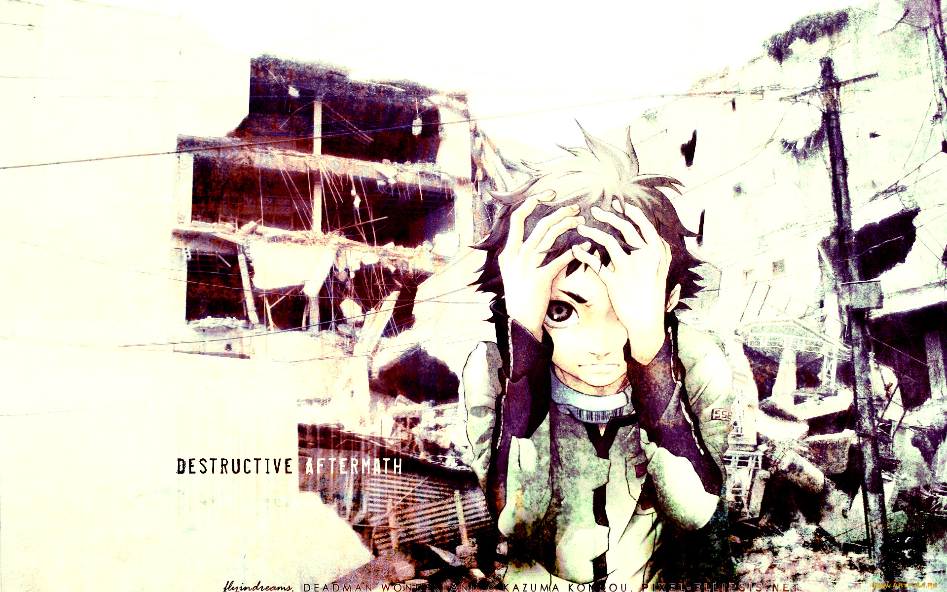 deadman, wonderland, аниме, igarashi, ganta