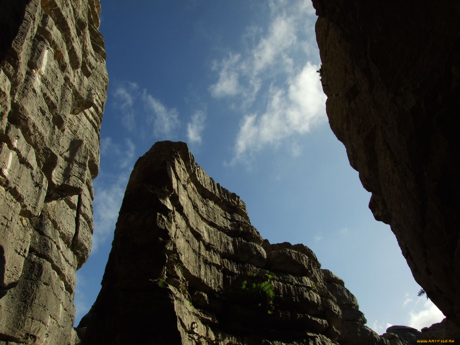 природа, горы, скала