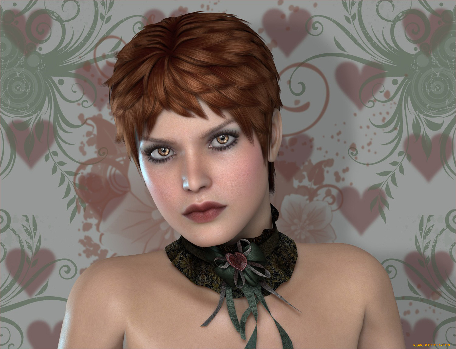 3д, графика, portraits, портрет, лицо