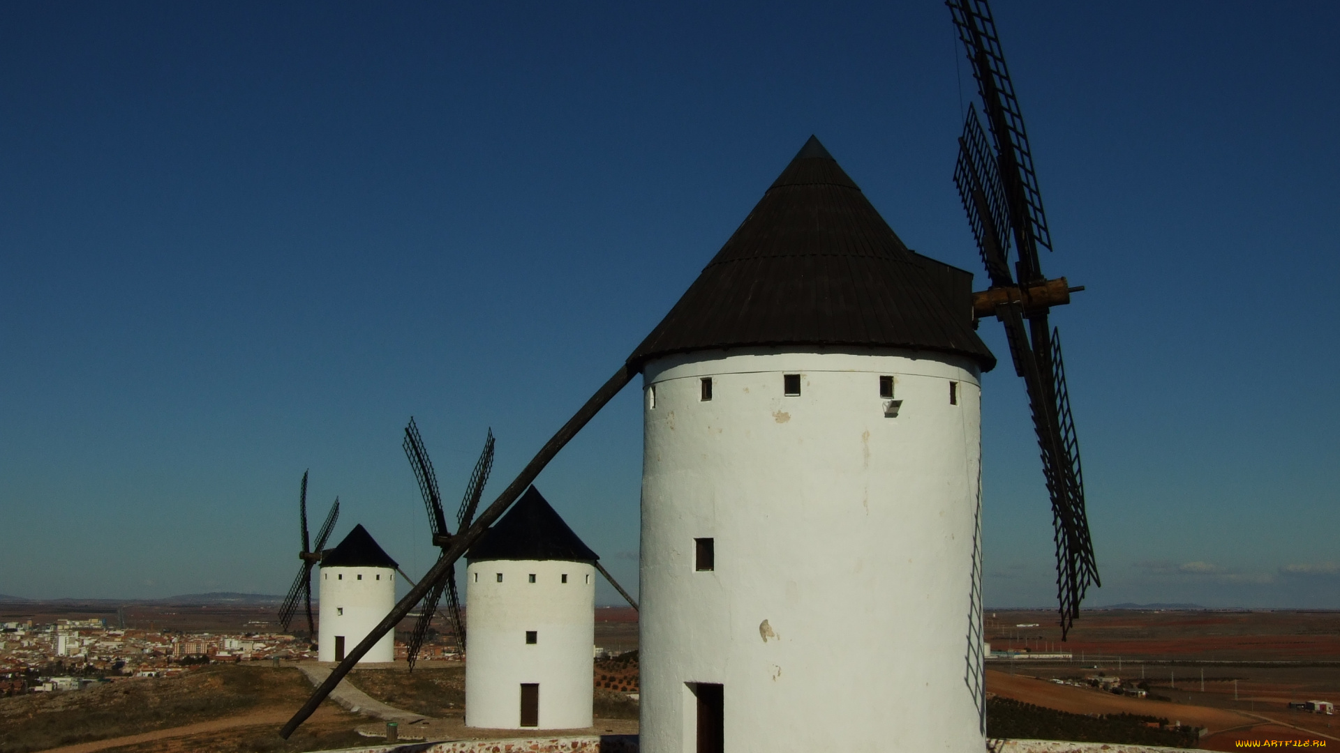 alcazar, de, san, juan, разное, мельницы, испания