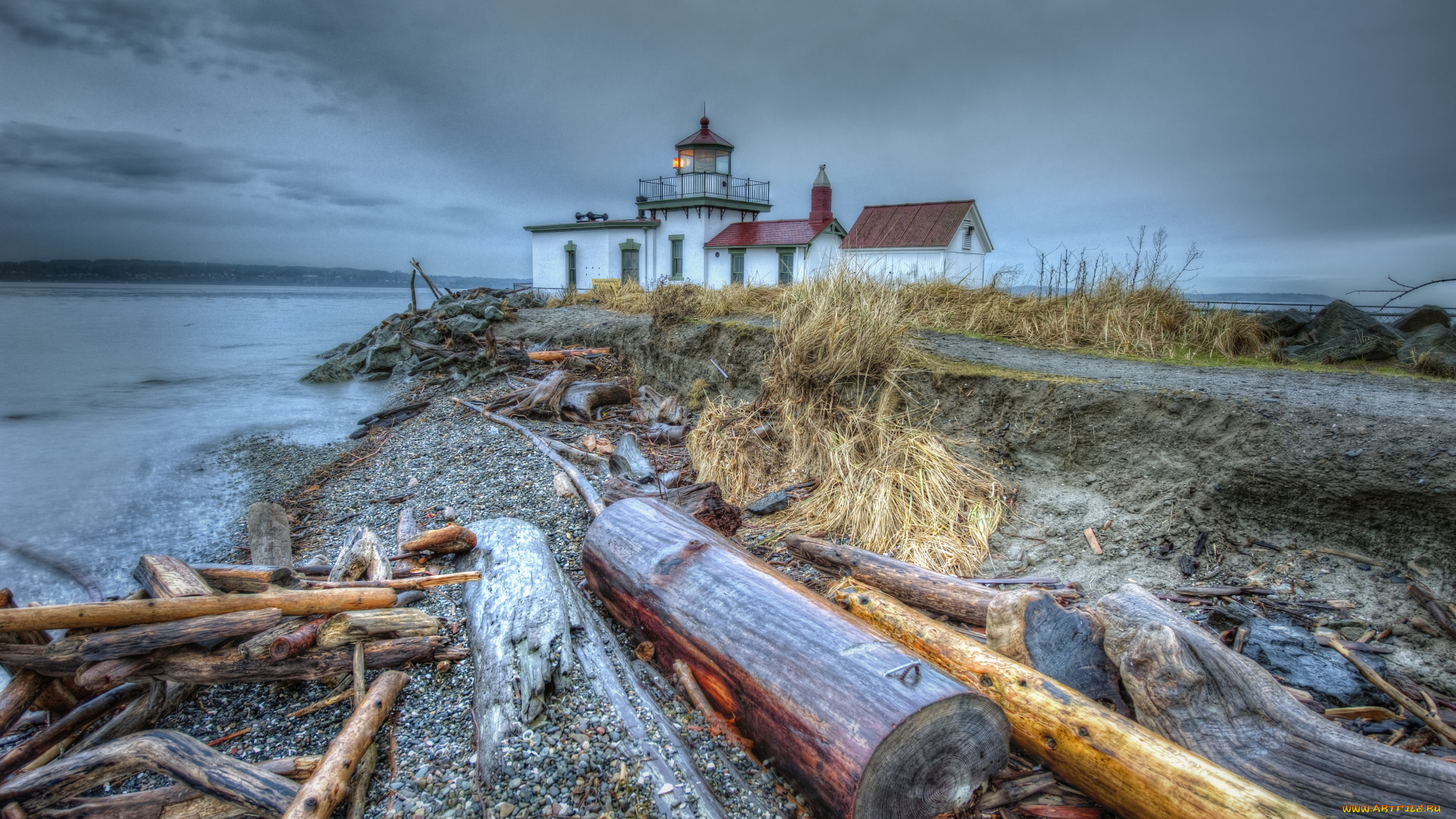 природа, маяки, побережье
