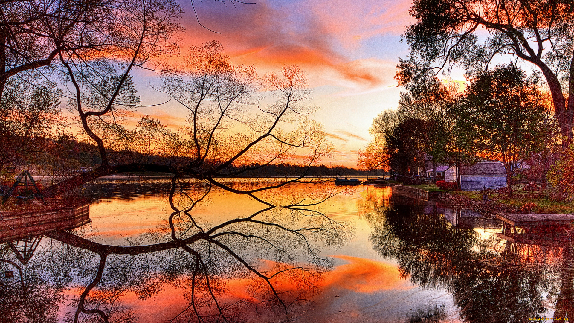 природа, реки, озера, пейзаж