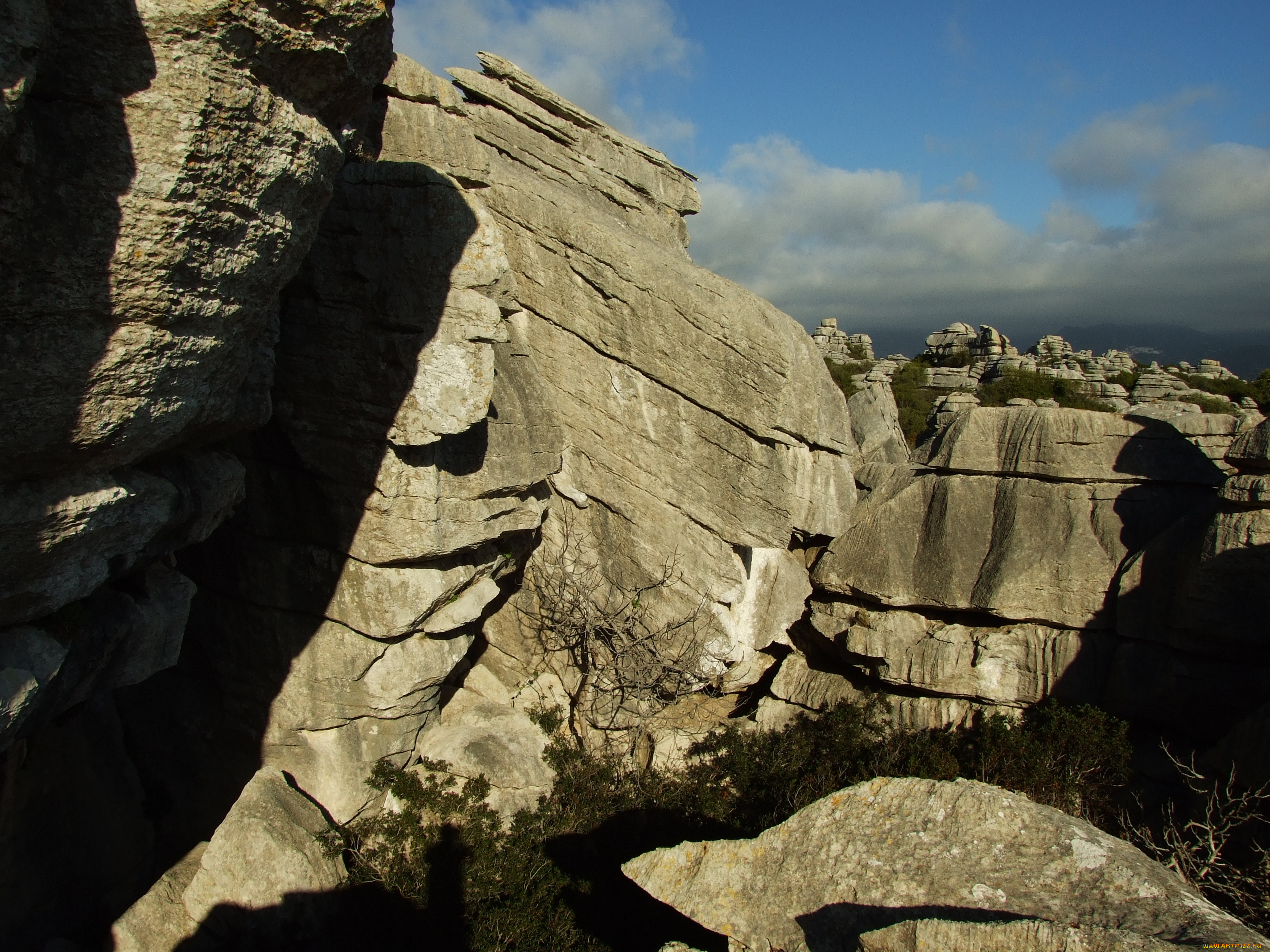 природа, горы, скала