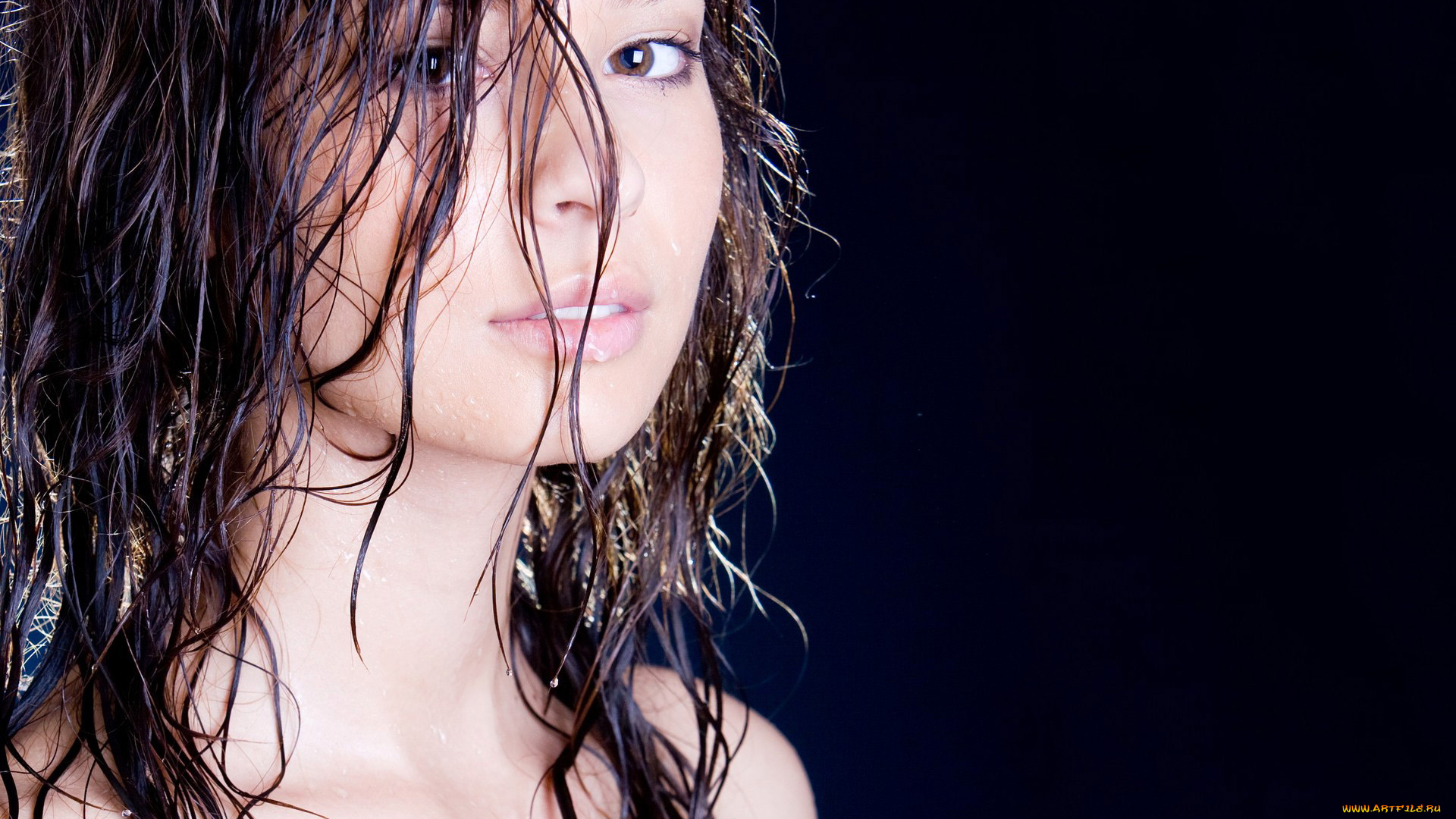 -Unsort, Лица, Портреты, irina, девушки, unsort, лица, портреты, глаза, губы, волосы, j, мокрые, взгляд