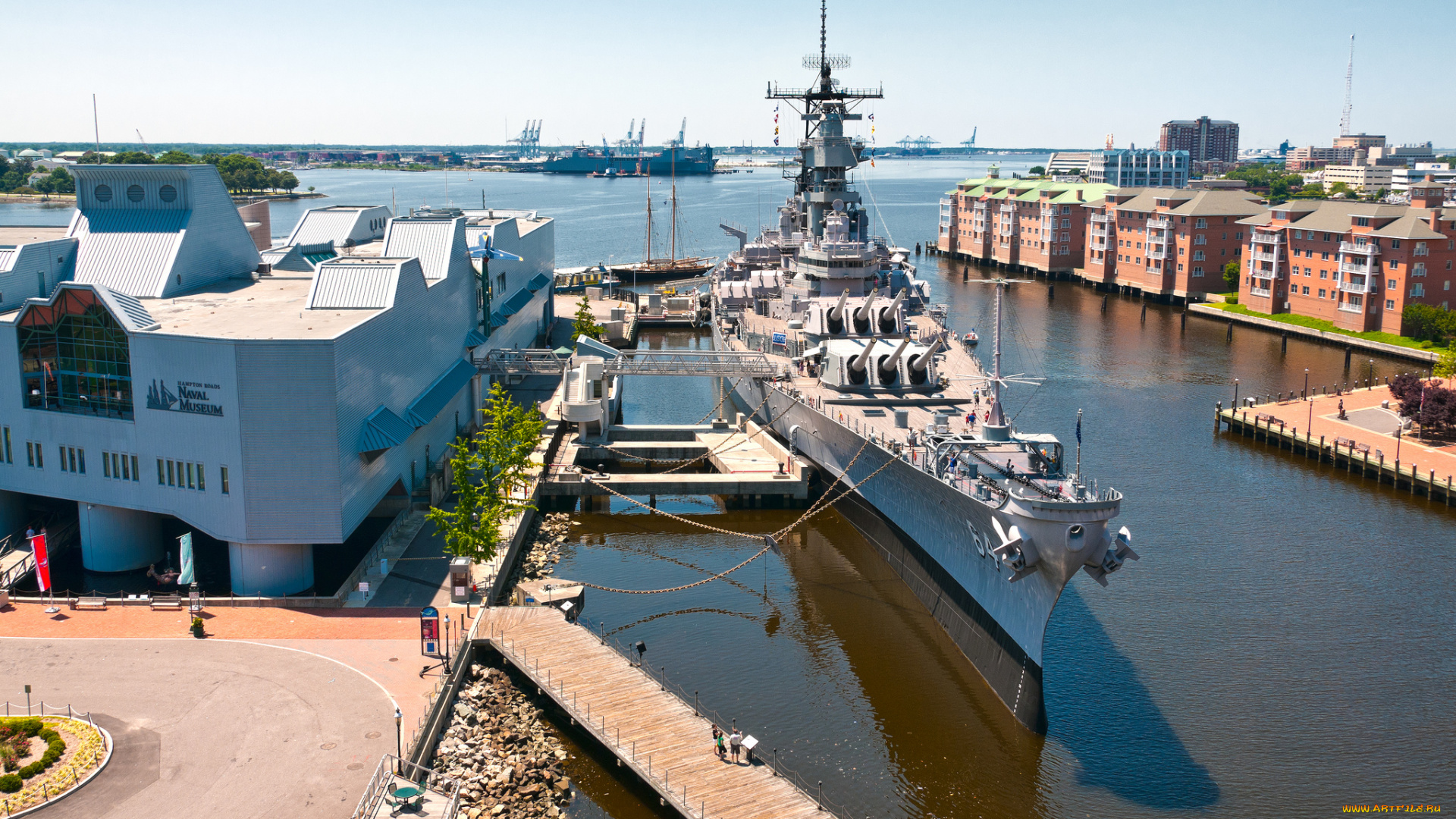uss, wisconsin, корабли, крейсеры, , линкоры, , эсминцы, линкор, порт
