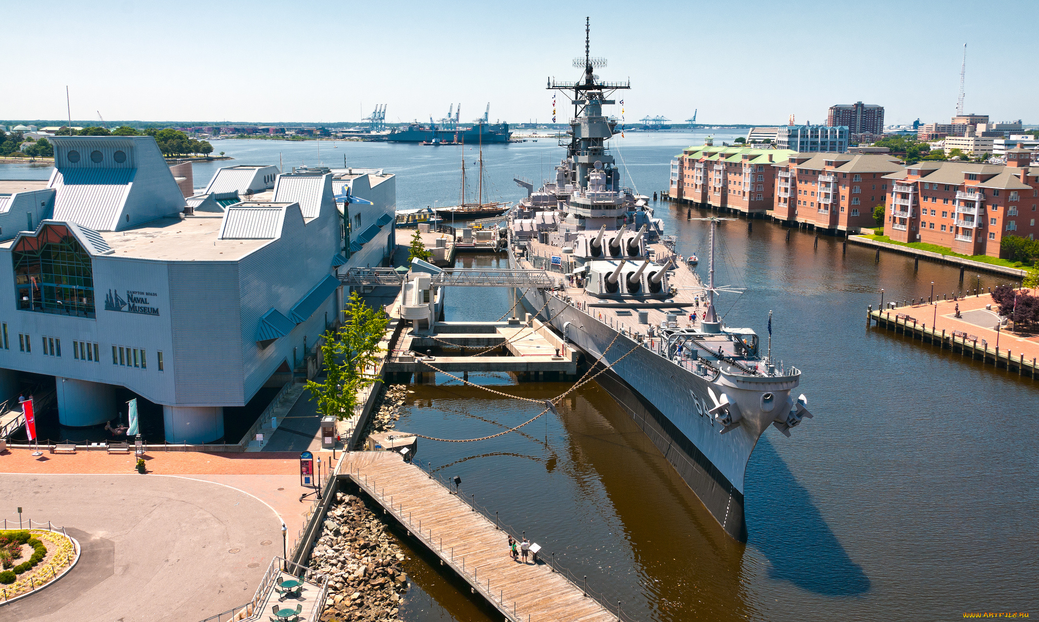 uss, wisconsin, корабли, крейсеры, , линкоры, , эсминцы, линкор, порт
