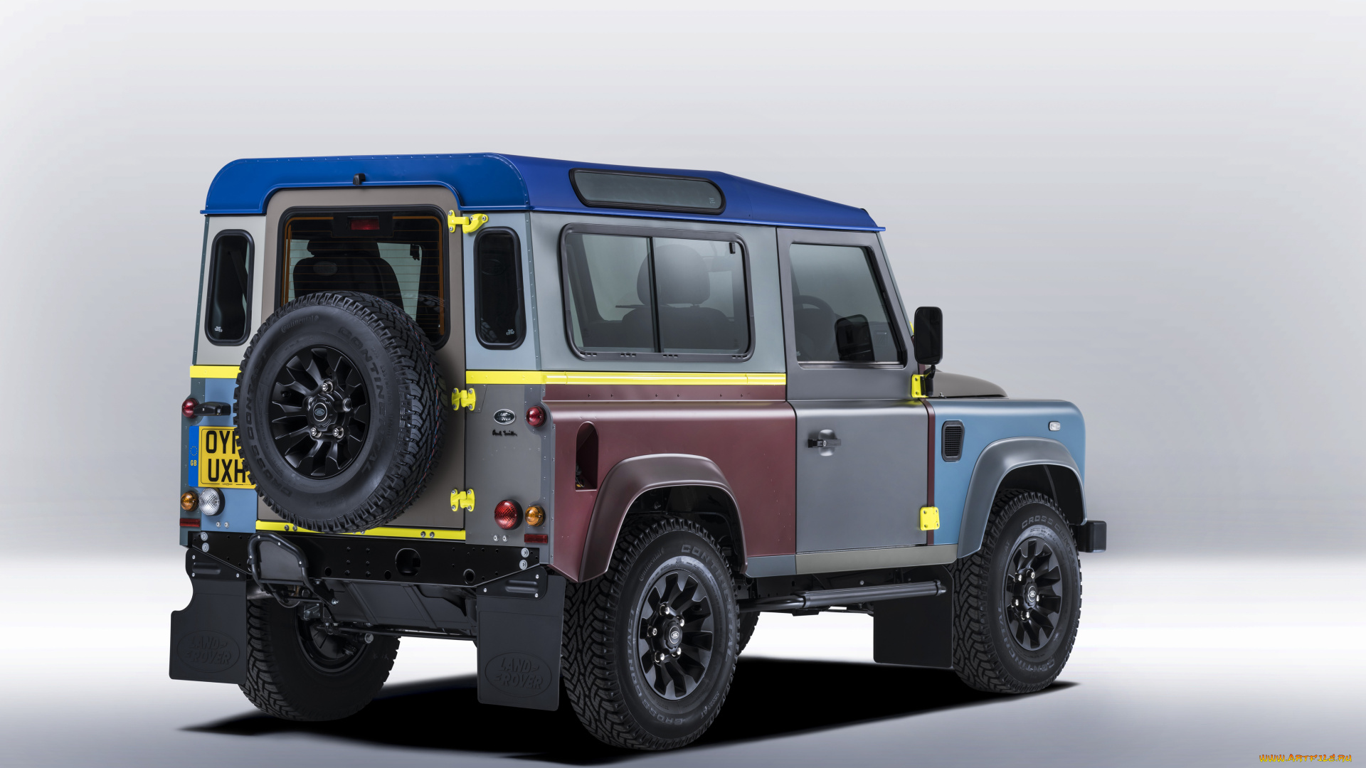 автомобили, land-rover, land, rover, defender, 90, by, paul, smith, 2015г