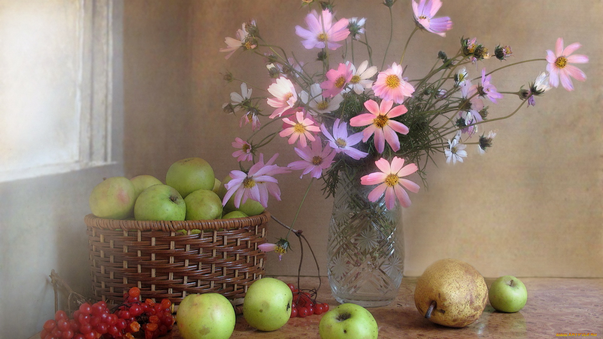 еда, фрукты, , ягоды, цветы, яблоки, ягоды, виноград