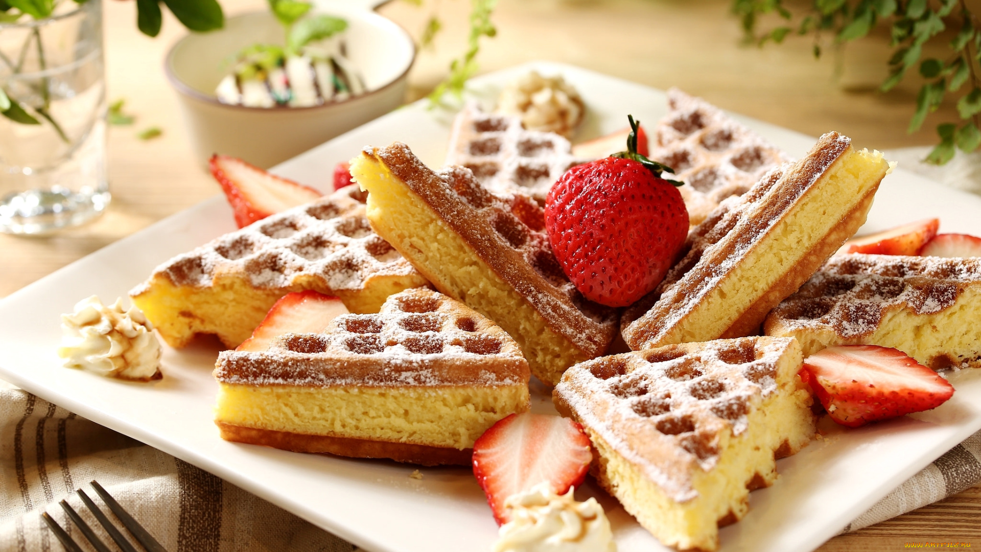 еда, пирожные, , кексы, , печенье, клубника, десерт, выпечка