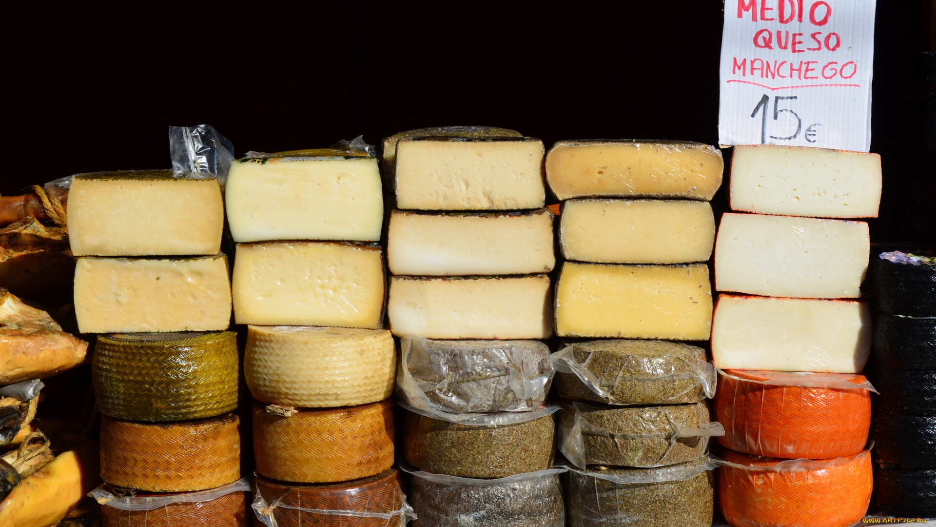 manchegos, еда, сырные, изделия, сыр
