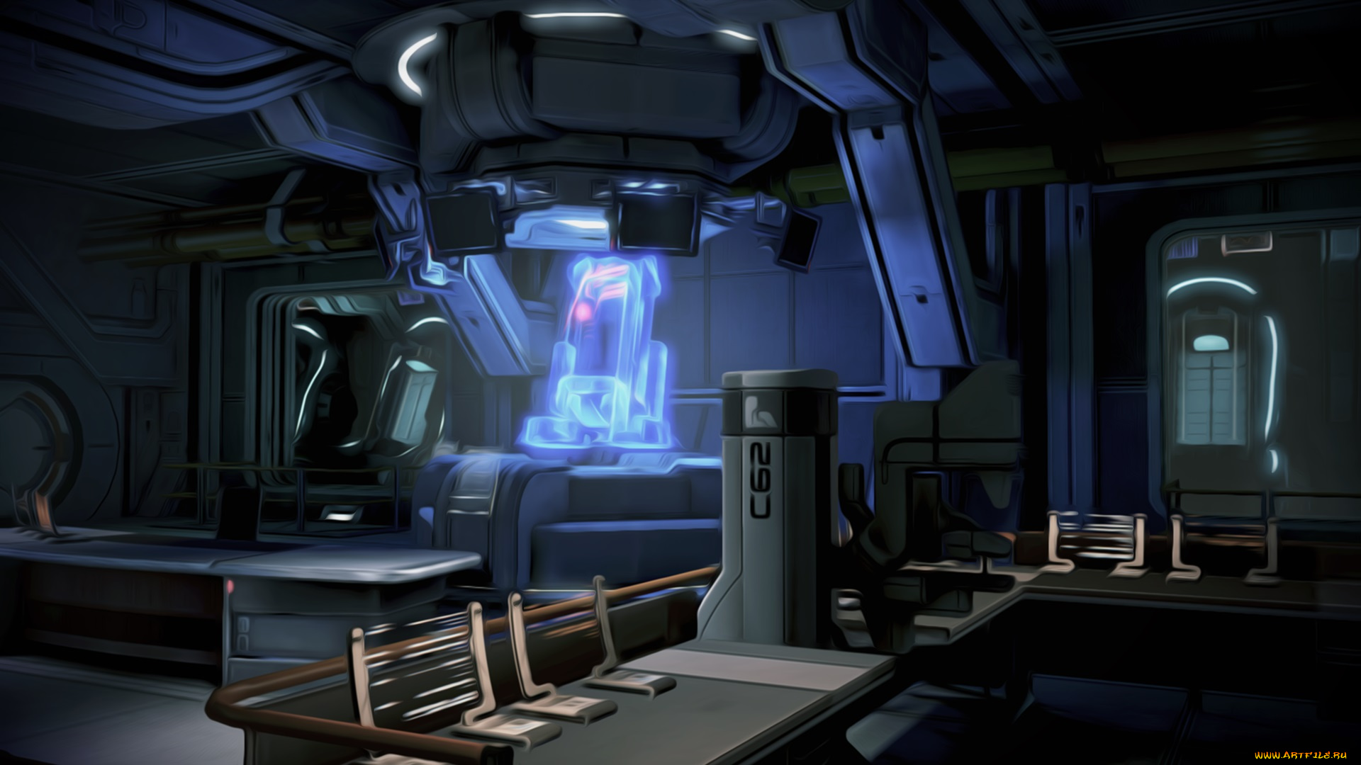 видео, игры, mass, effect, 3, комната