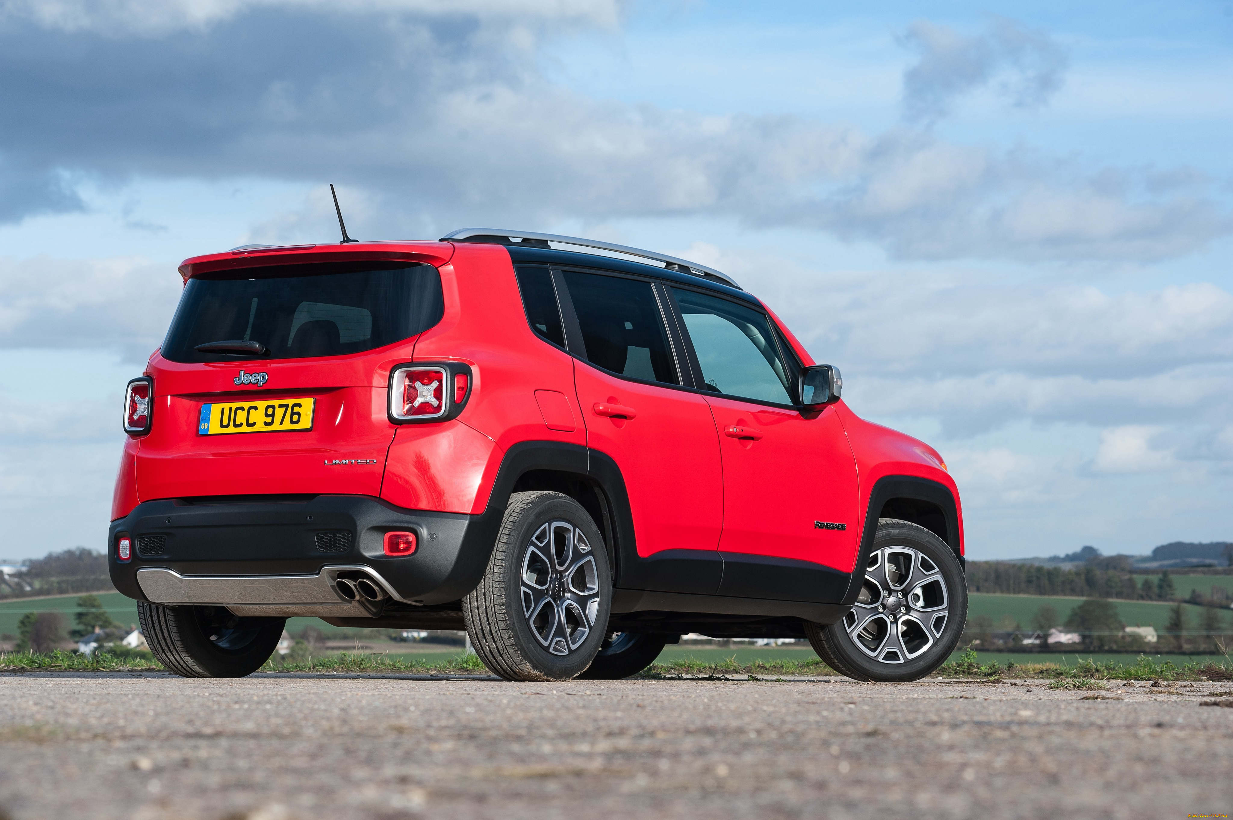 автомобили, jeep, 2015г, uk-spec, renegade, limited, красный