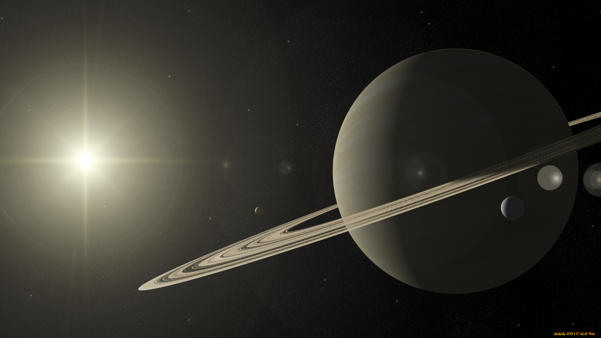 космос, арт, галактика, звезды, вселенная, планеты