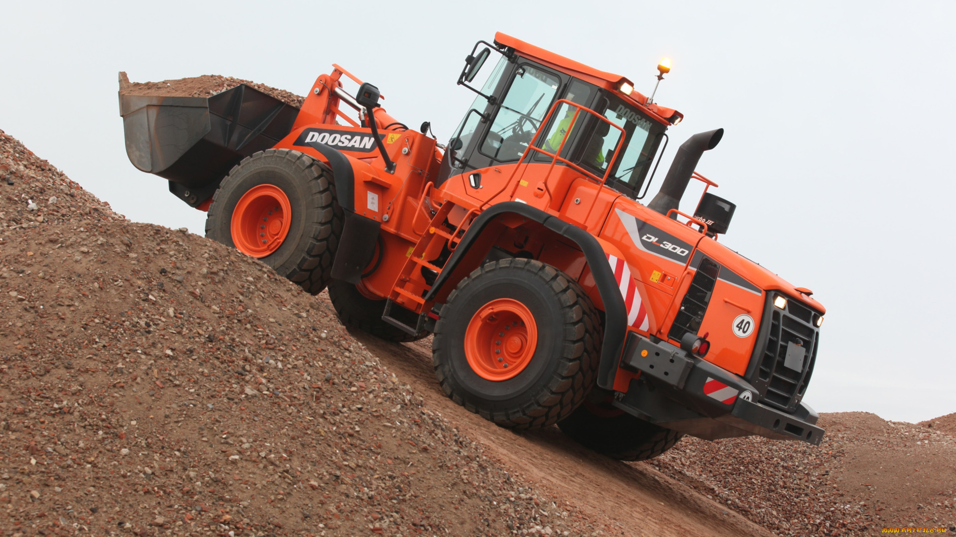 техника, фронтальные, погрузчики, doosan