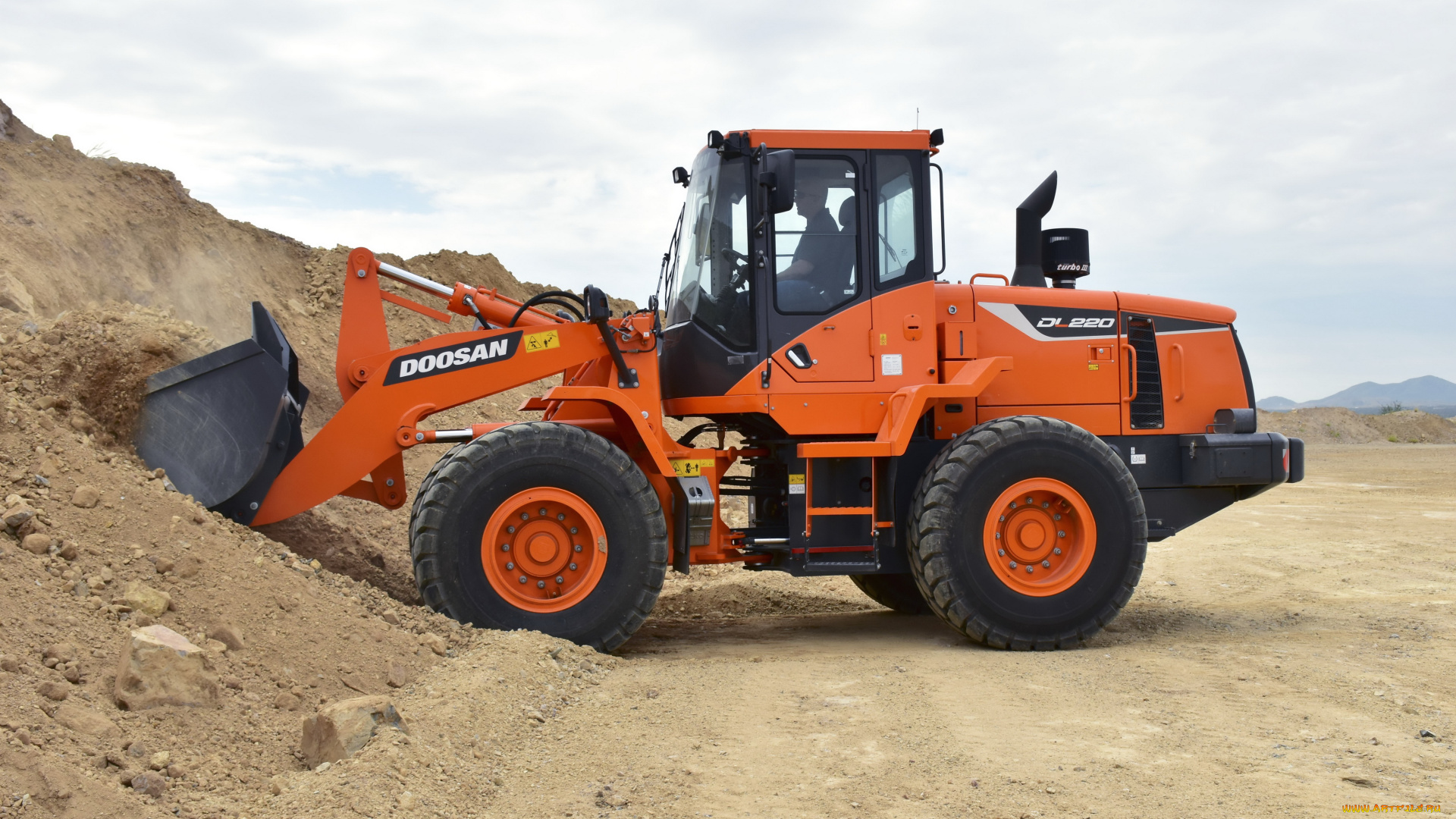 техника, фронтальные, погрузчики, doosan