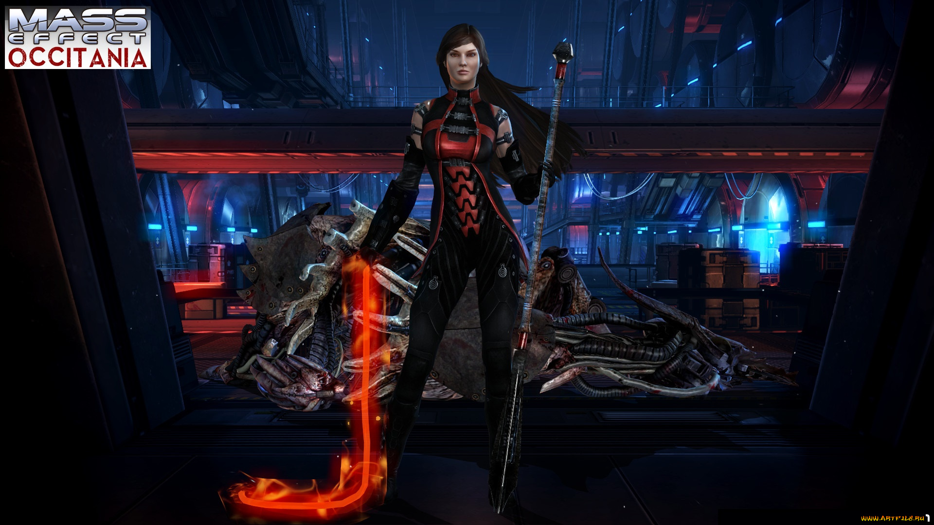 видео, игры, mass, effect, -, occitania, , dae, hyun, and, cassius, персонажи